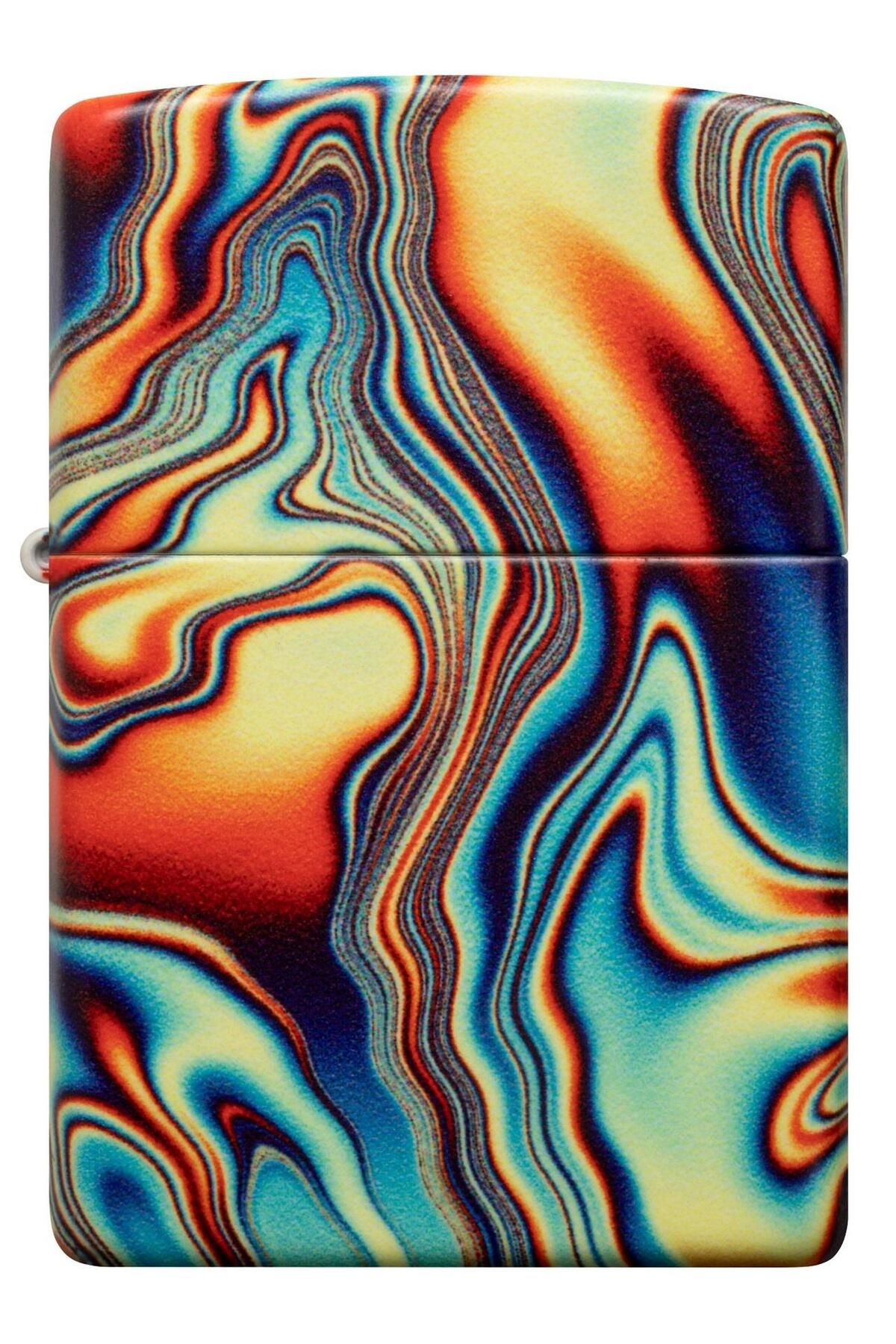 Zippo 49193 Colorful Swirl Pattern Çakmak 48612-103369 (8-1)