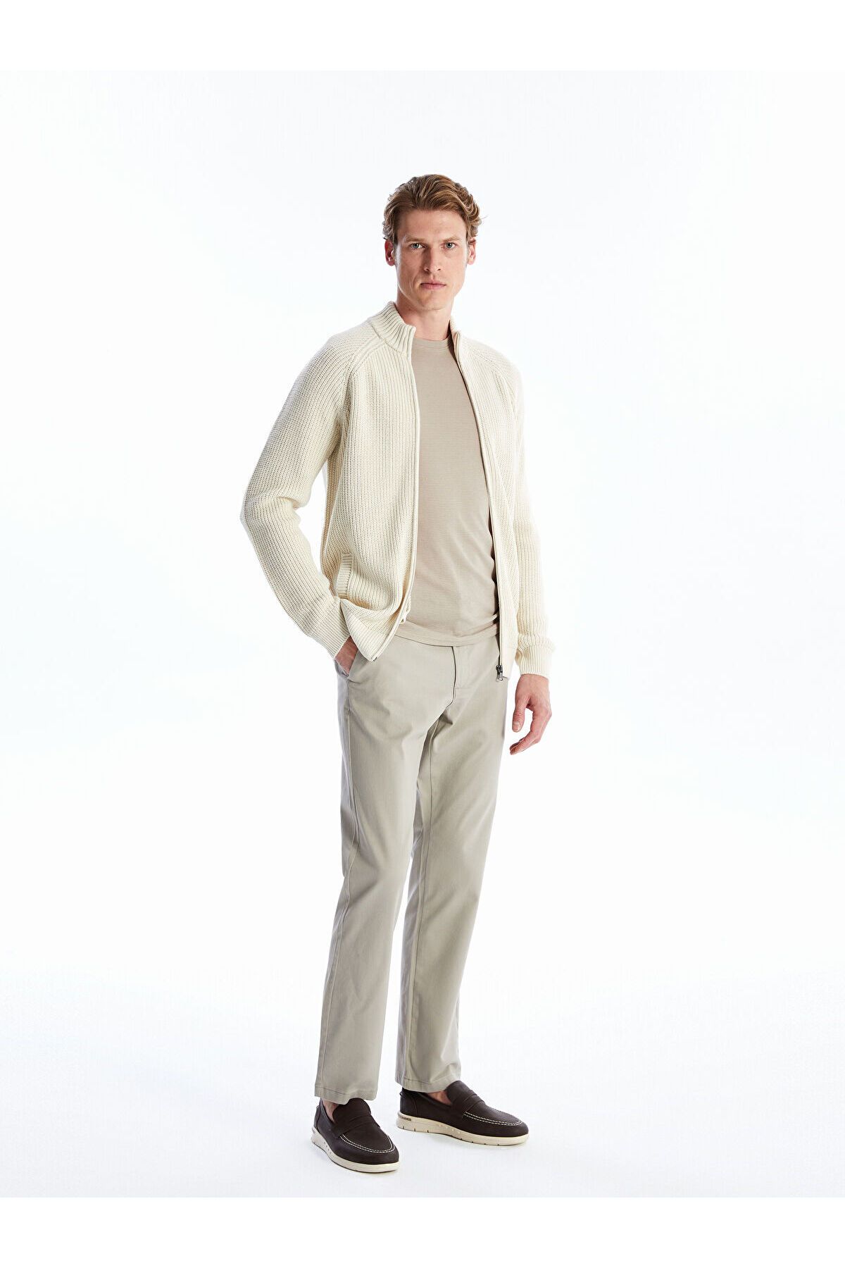 LC Waikiki LCW Standart Kalıp Gabardin Erkek Chino Pantolon