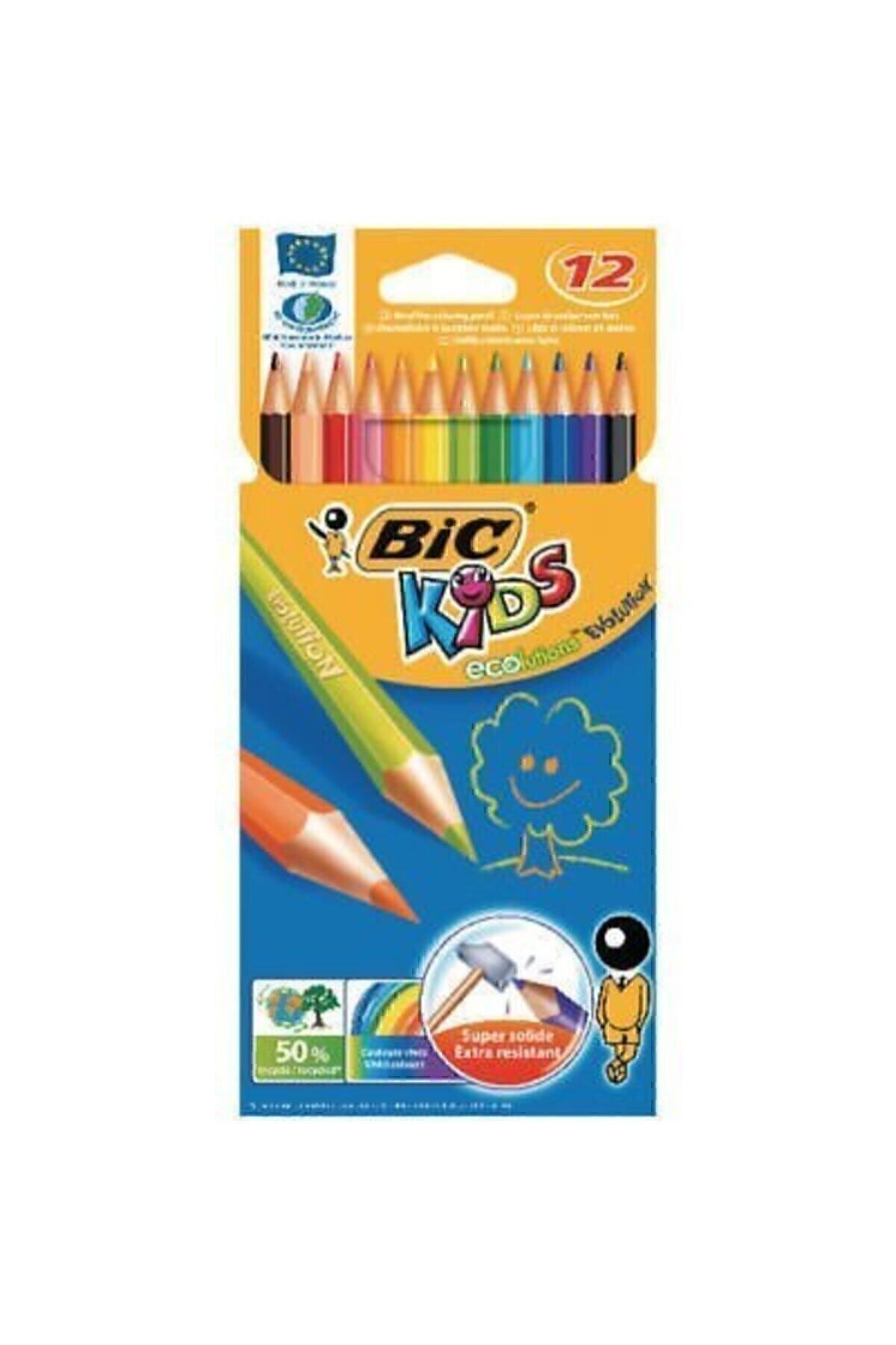 Bic Evolution Kuru Boya Kalemi 12`li Kutu 3270220060963