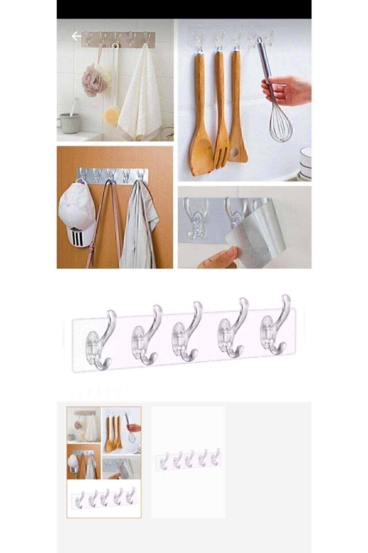 Zariff Home Silikon Askılık Yapışkanlı