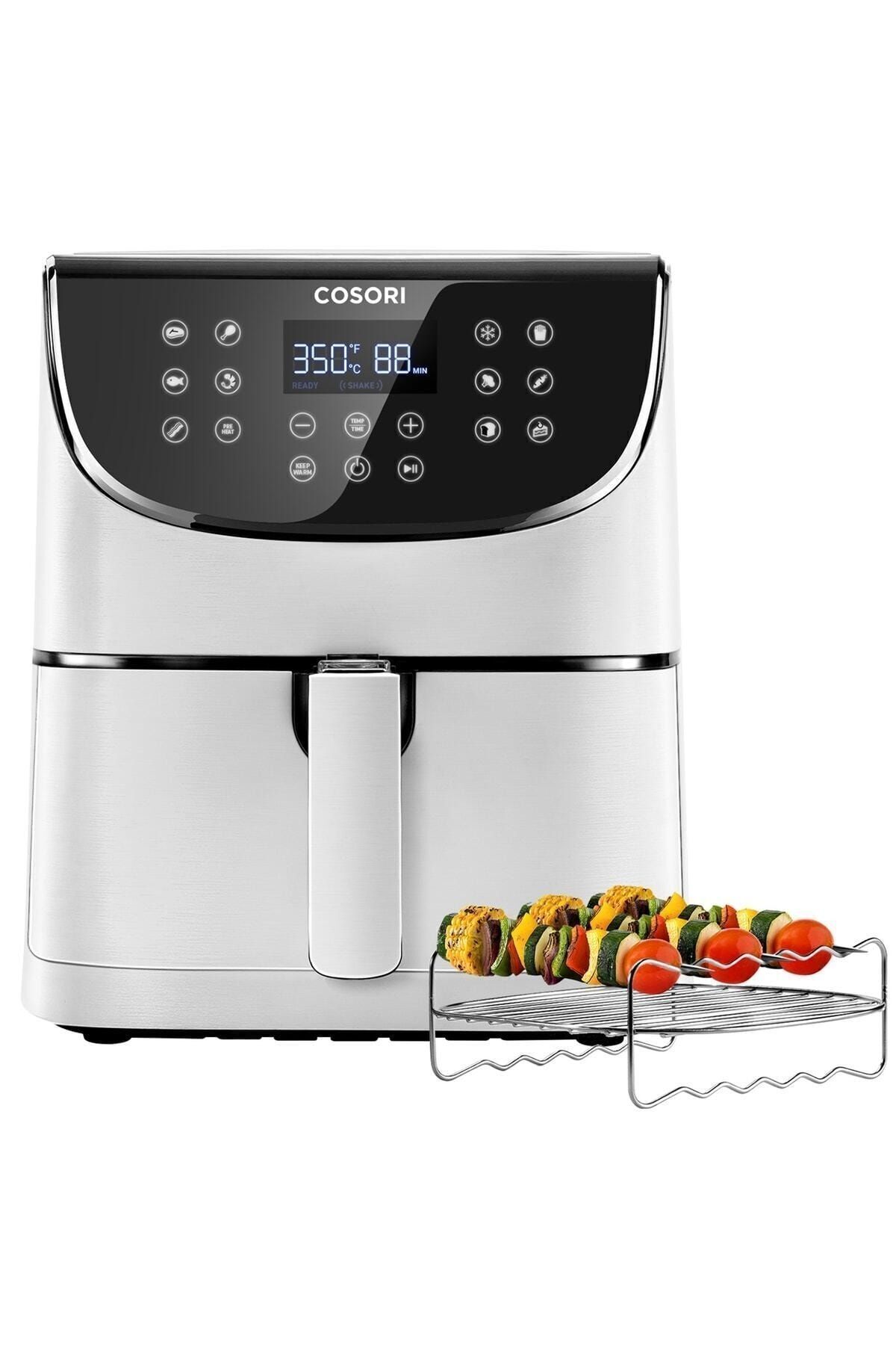 COSORI Premium Xxl 5.8-quart 5.5 lt 1700w Dokunmatik Panelli Yağsız Airfryer Fritöz -beyaz
