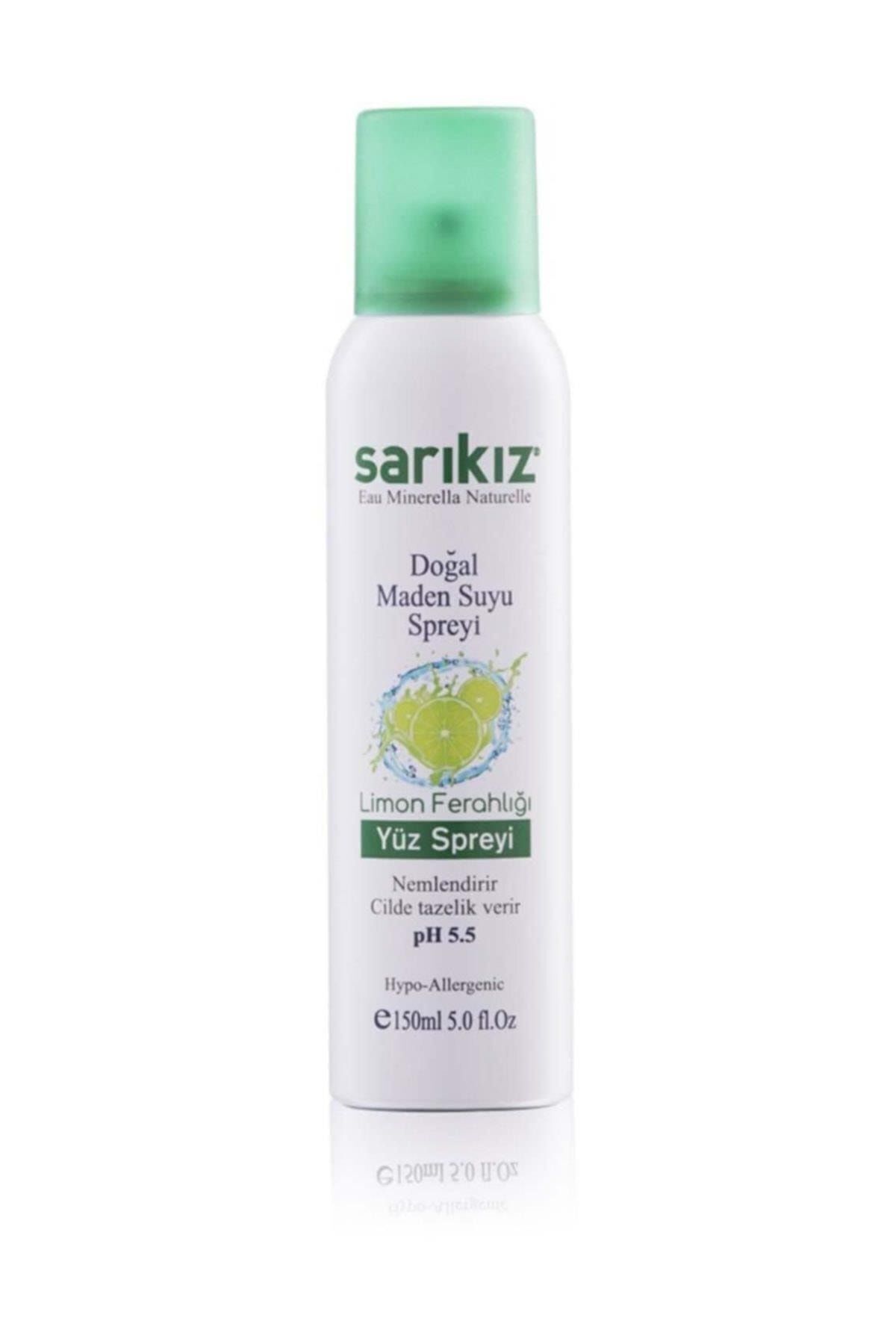 Sarıkız Doğal Maden Suyu Spreyi Limonlu 150 ml 8680035542243.