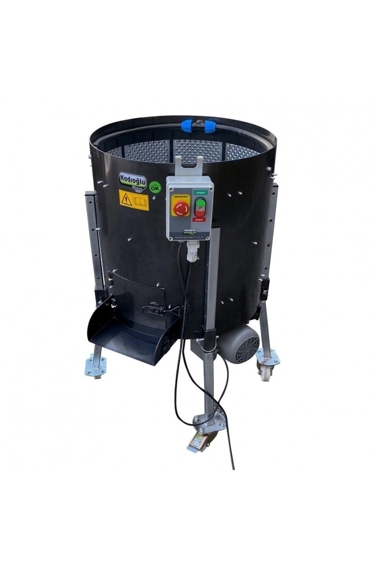Kadıoğlu Cks130eko Rendeli Sabit Devirli Ceviz Soyma Makinesi 170 Litre