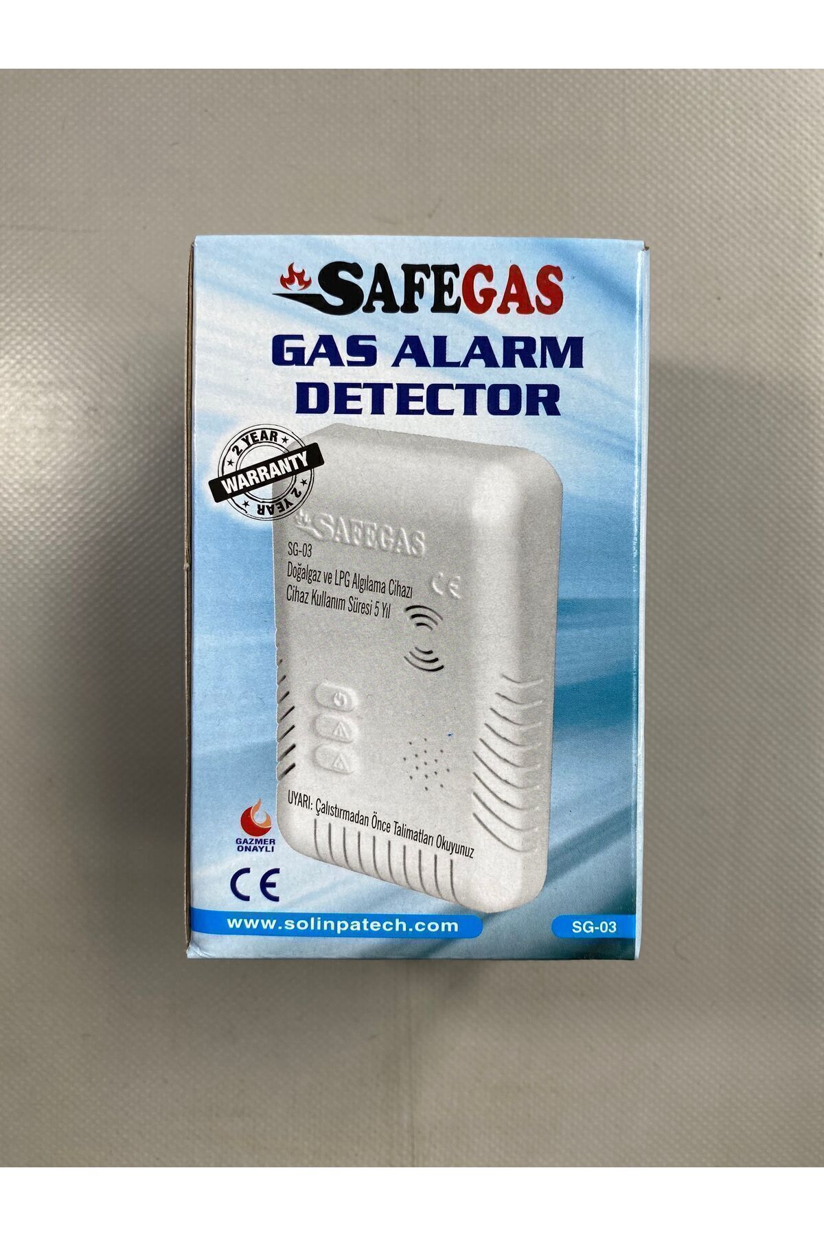 Safegaz Safegas Doğalgaz Ve Lpg Gaz Alarm Cihazı Ve Dedektörü Sf-03