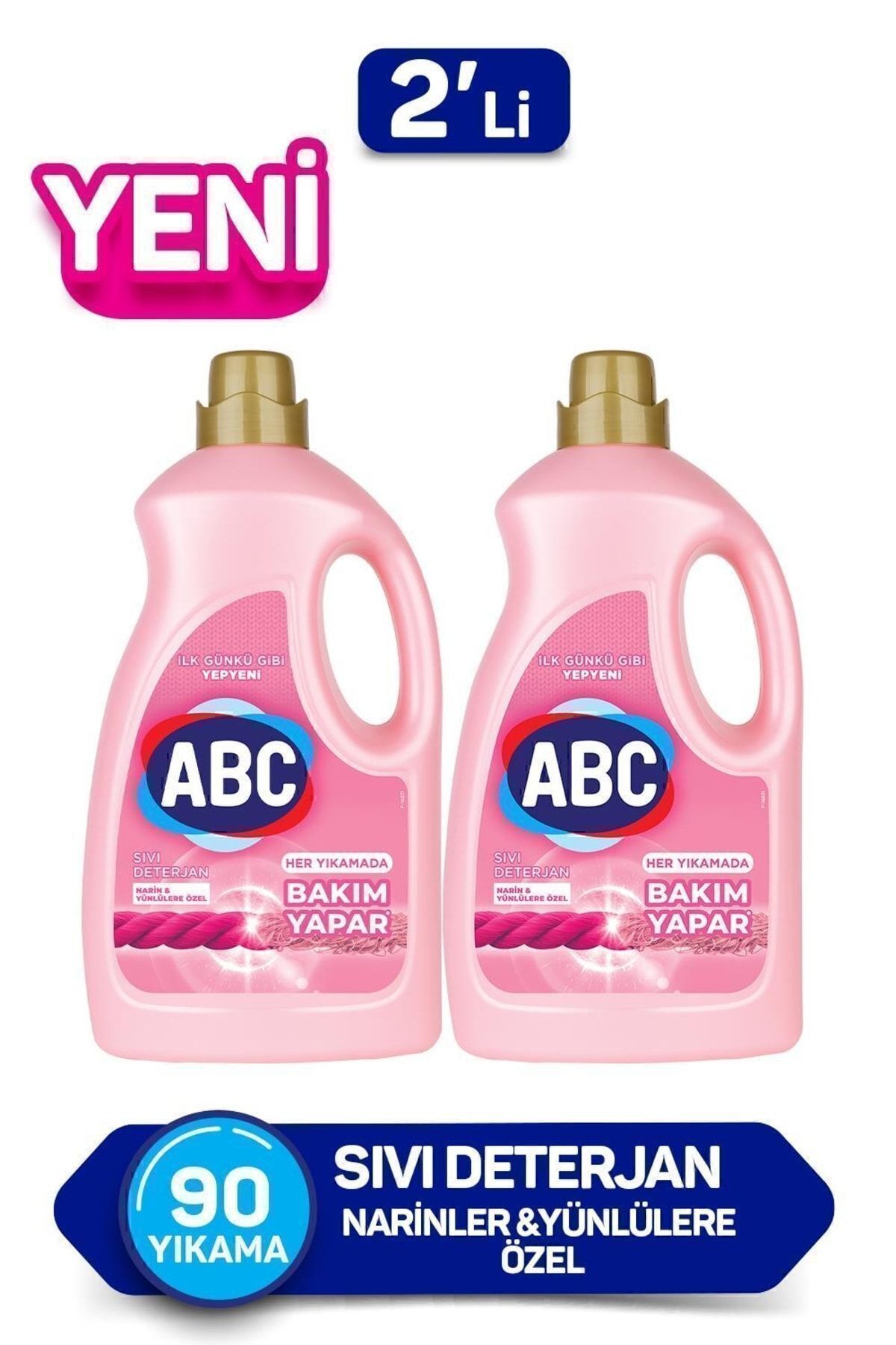 ABC Sıvı Deterjan Narinler 2'li Set