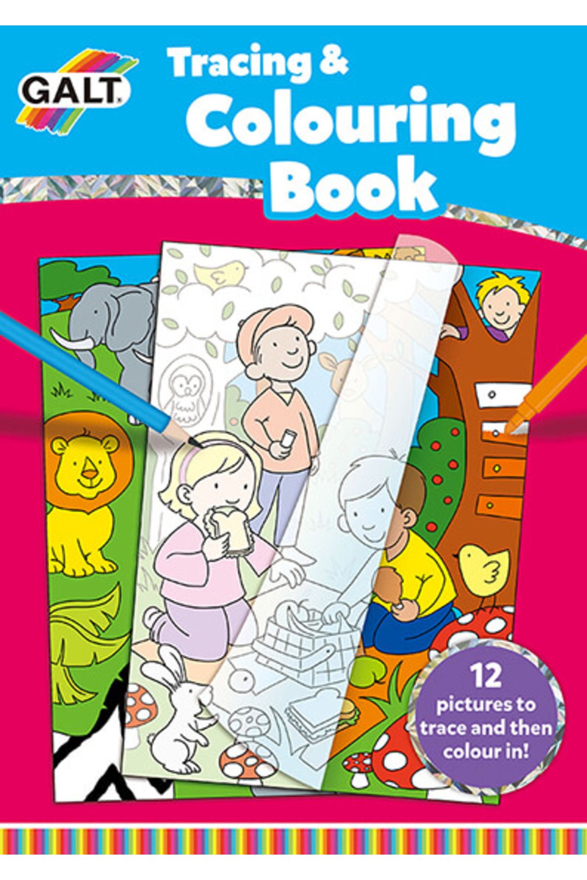 Galt Tracing And Colouring Book