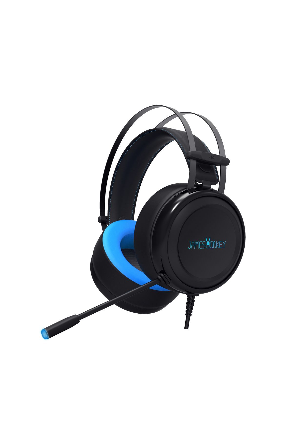 James Donkey 710 Siyah 7.1 Surround Gaming Kulaklık