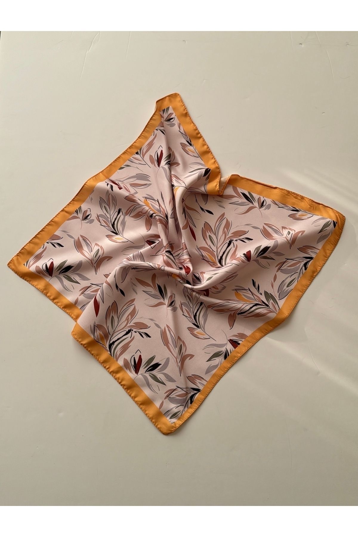 AGAPI Fular Çiçek Ve Çiçek Desenli Bandana Fular