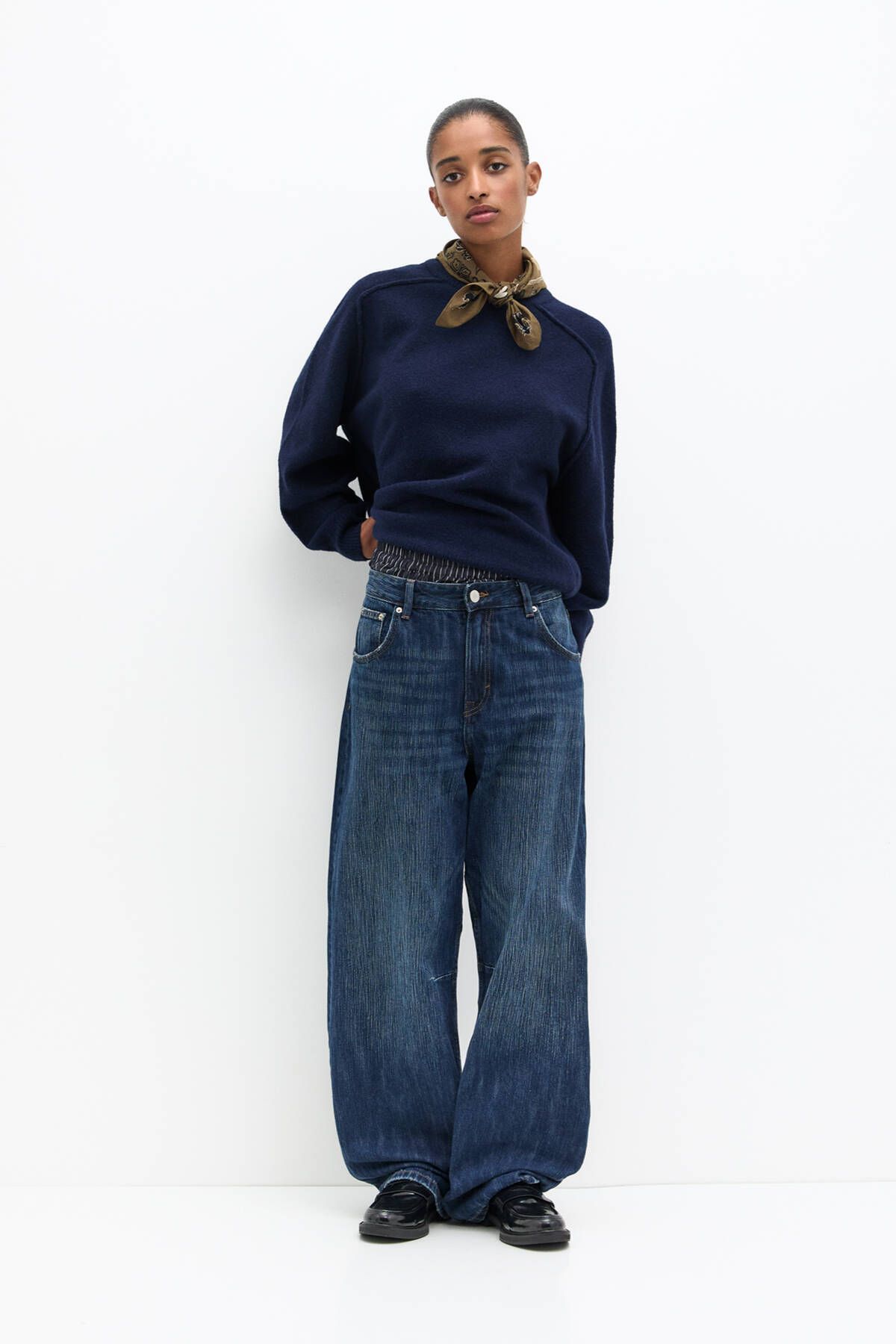 Pull & Bear Oversize kollu kazak