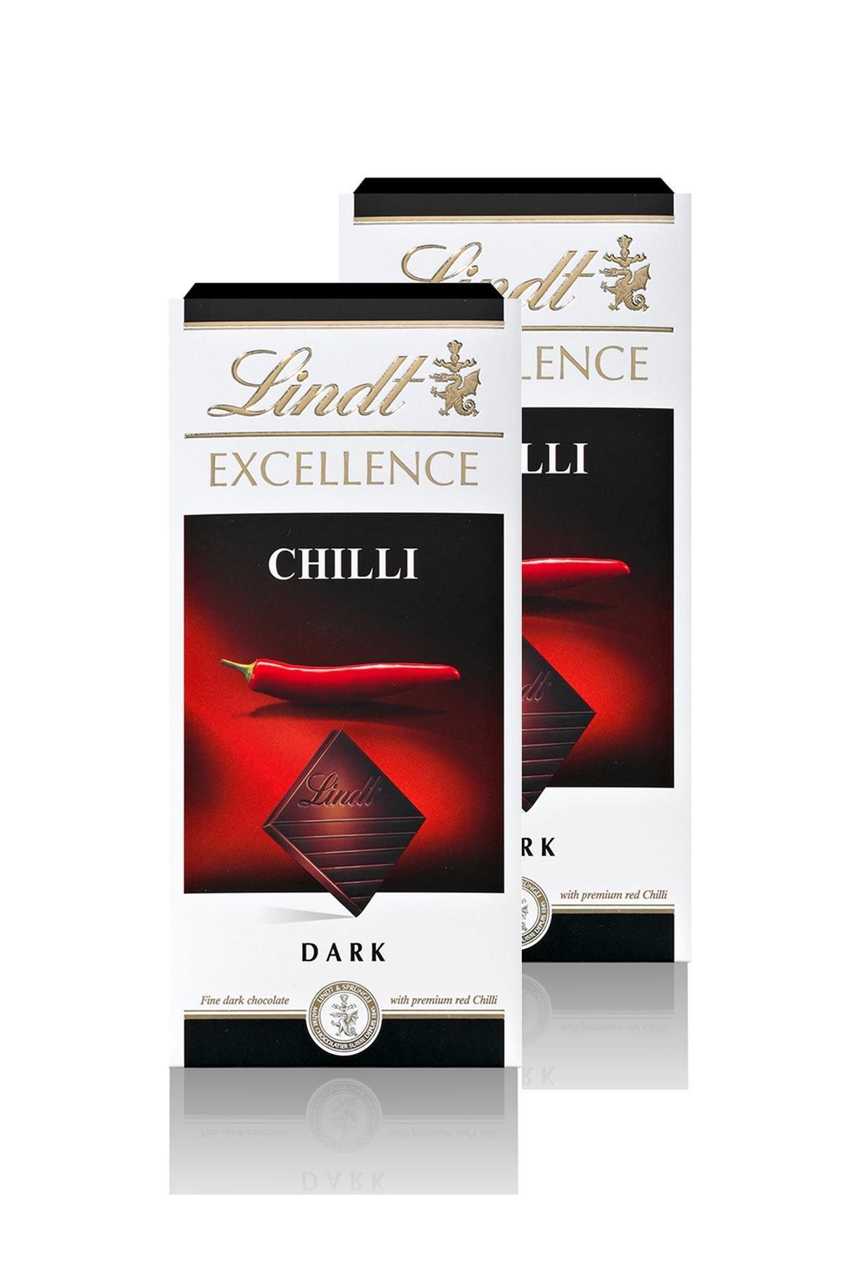 Lindt Excellence Chilli Çikolata 100 gr X 2