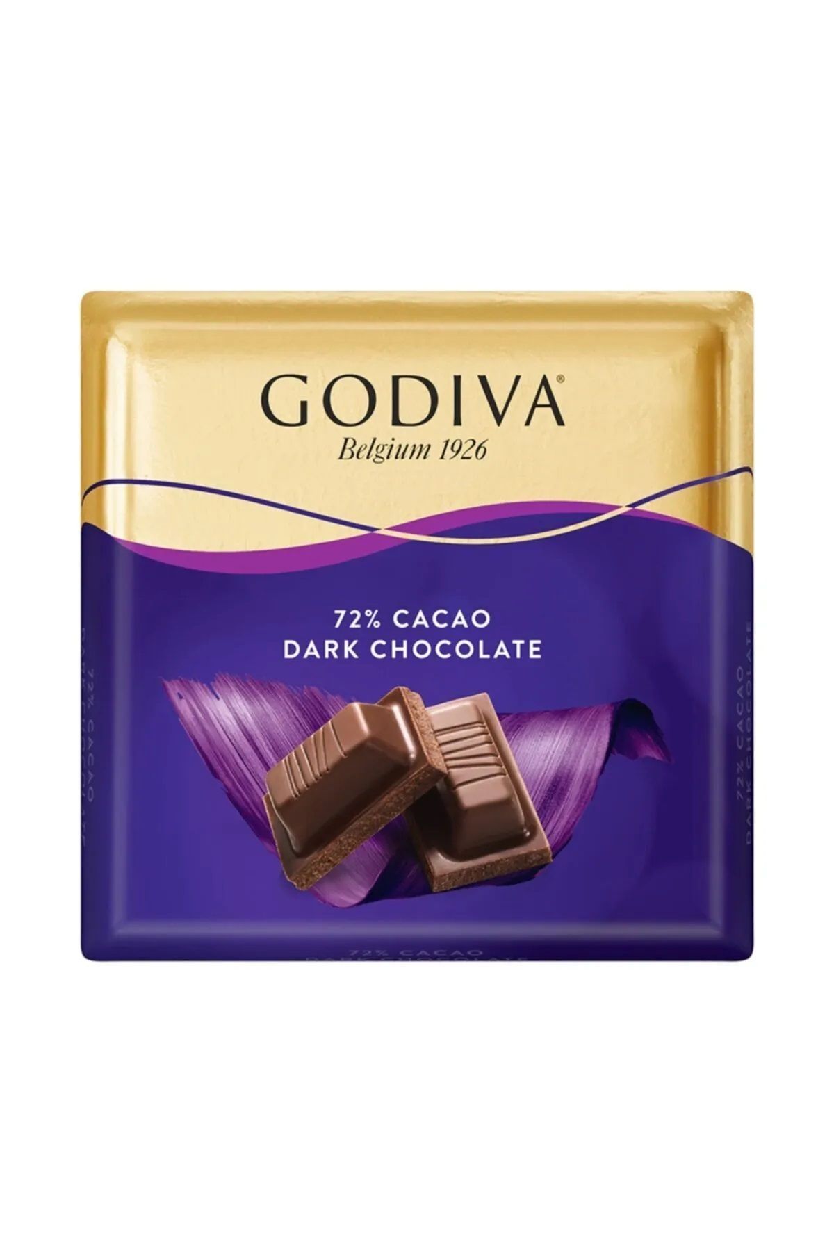 Ülker Godiva Bitter Kare Tablet Çikolata %72 Kakao 60 gr x 36 Adet