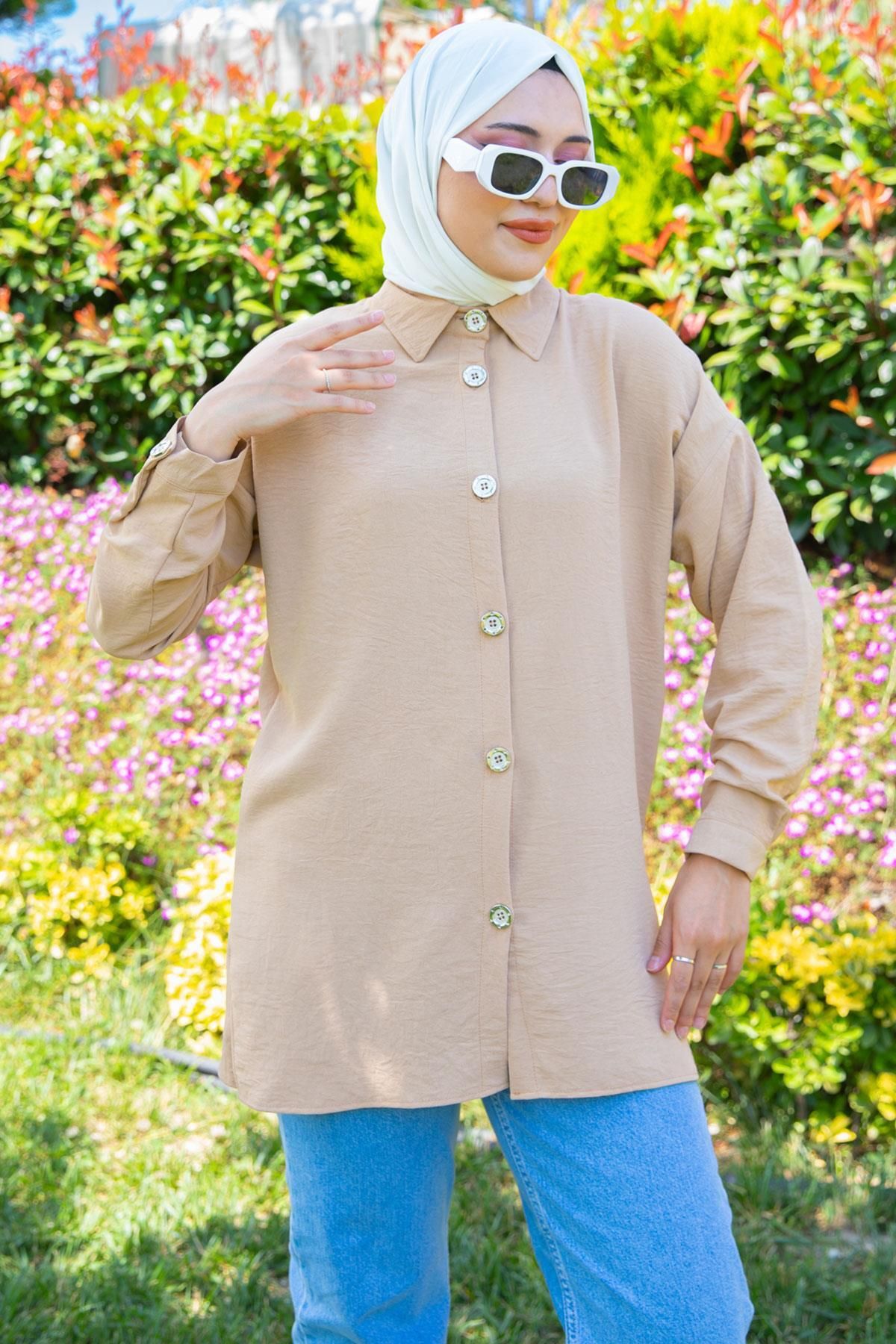 hafsamina Aerobin Tunik Vizon
