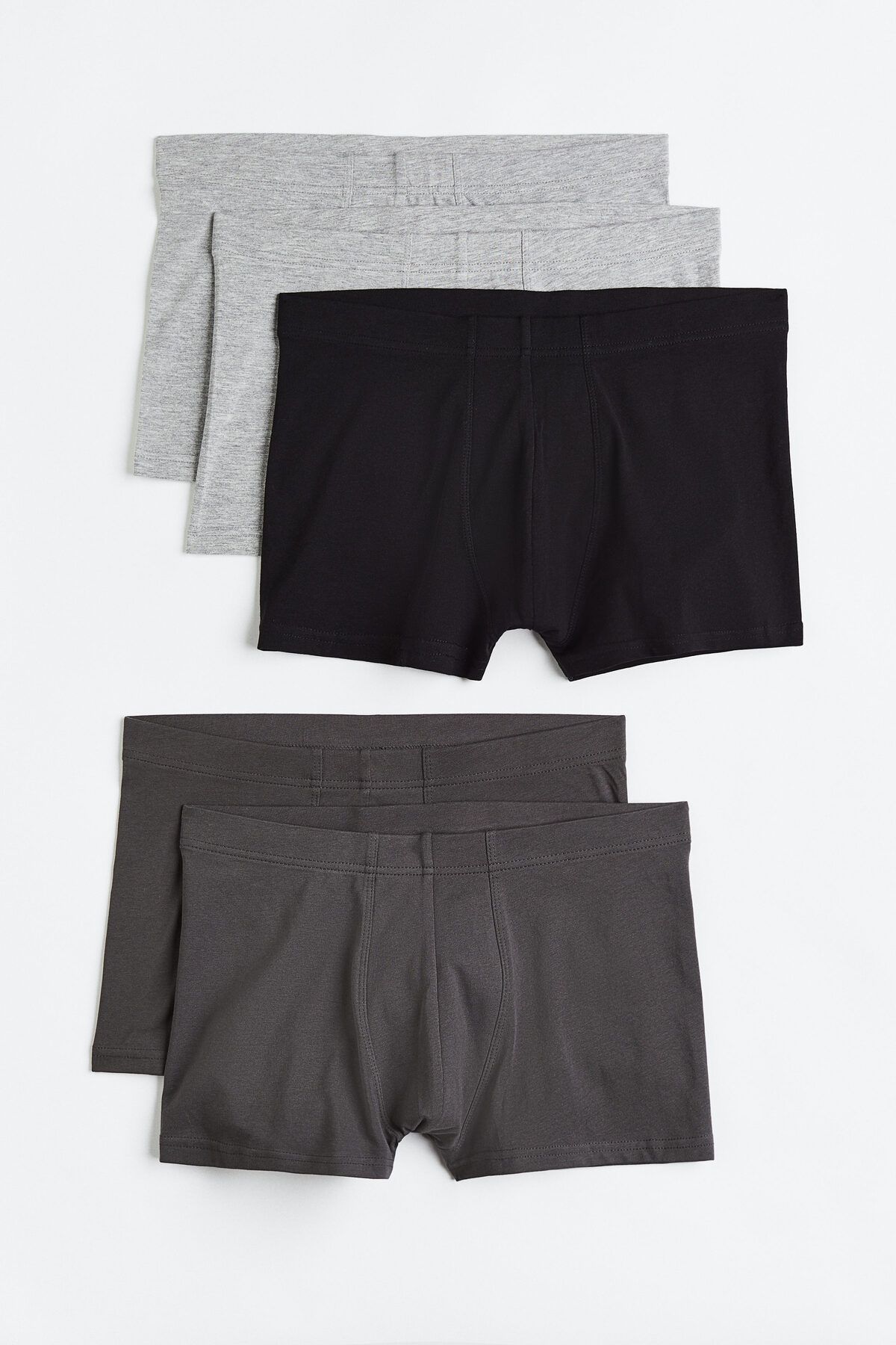 H&M 5'li Pamuklu Kısa Boxer Şort