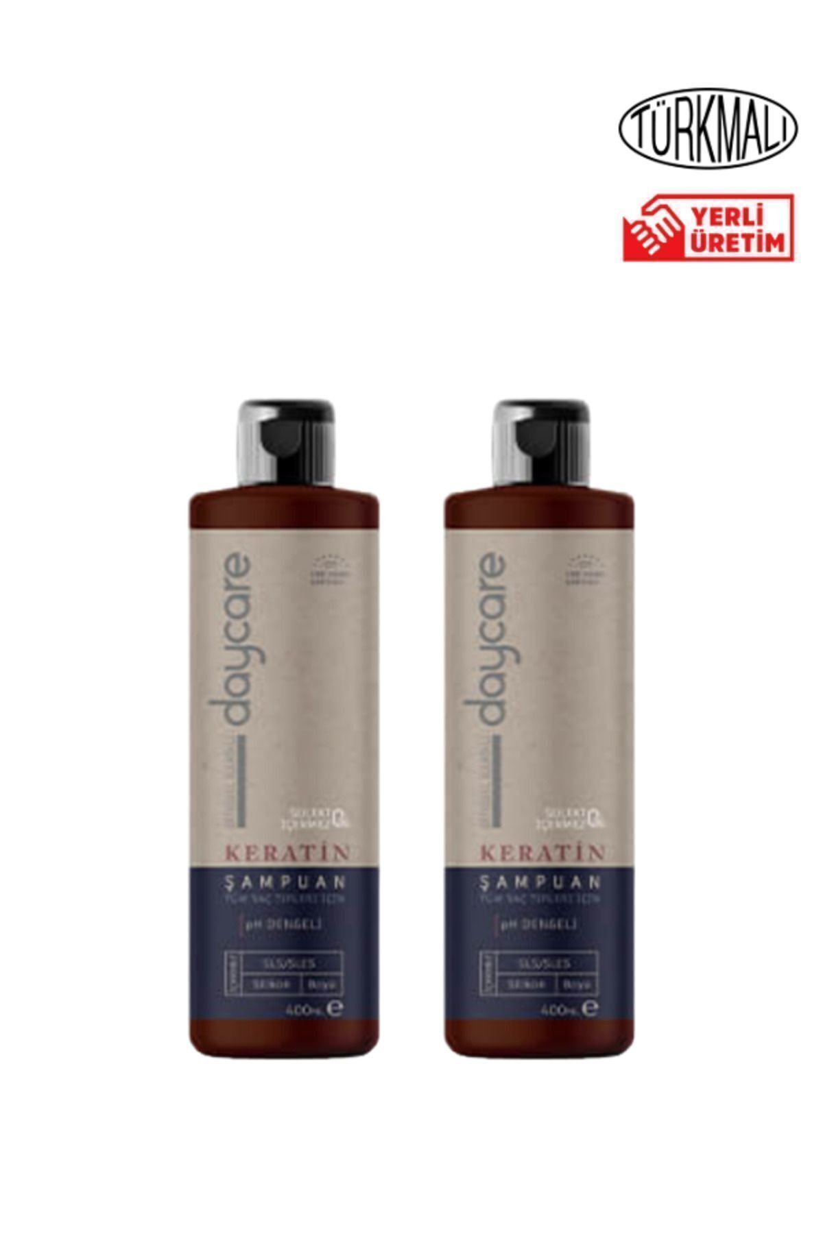 Daycare Bitkisi Içerikli Keratin Şampuan 400 ml X 2 Adet (SÜLFAT IÇERMEZ)
