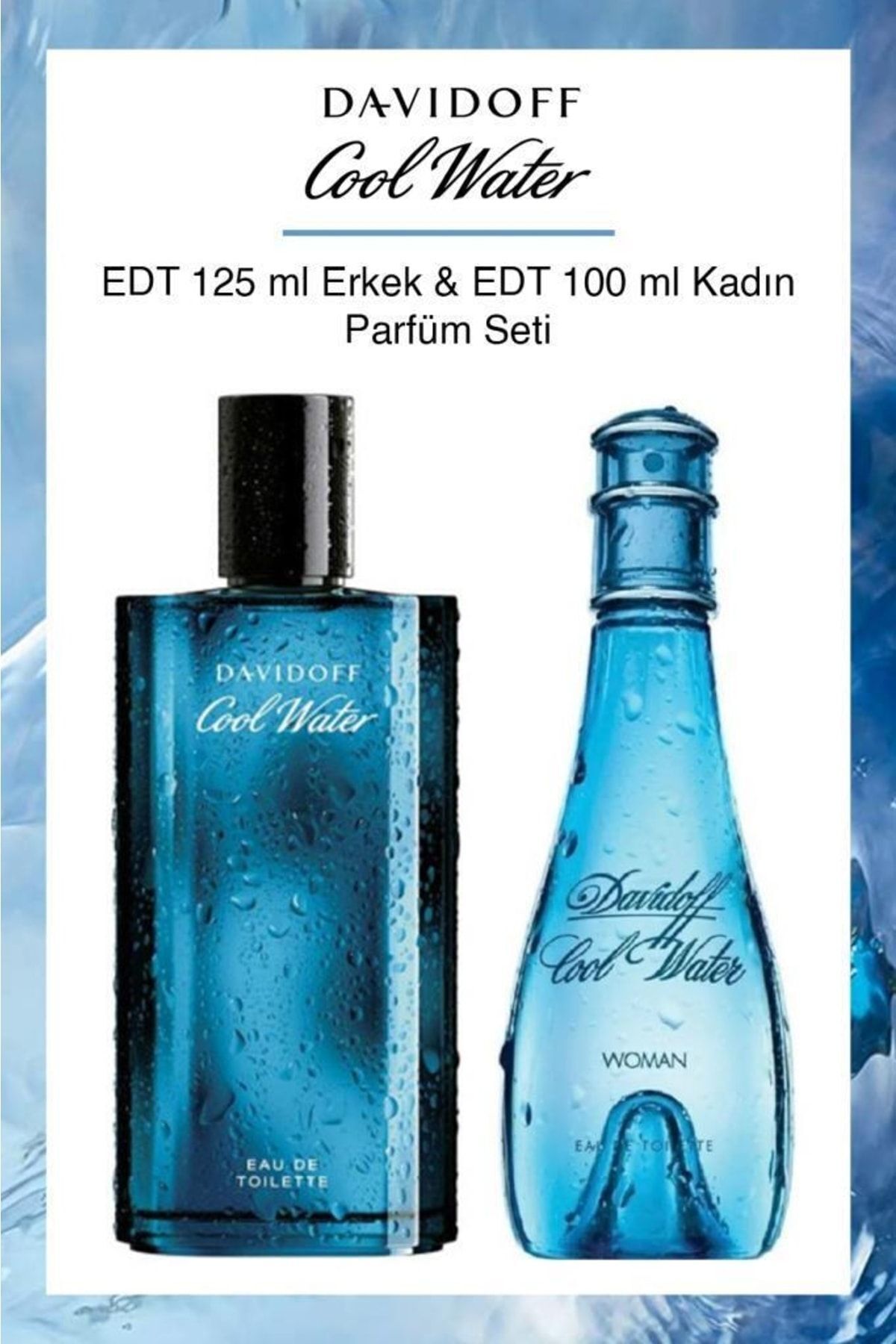 Davidoff Cool Water Kadın & Erkek Parfüm Seti – Ferahlatıcı ve Kalıcı