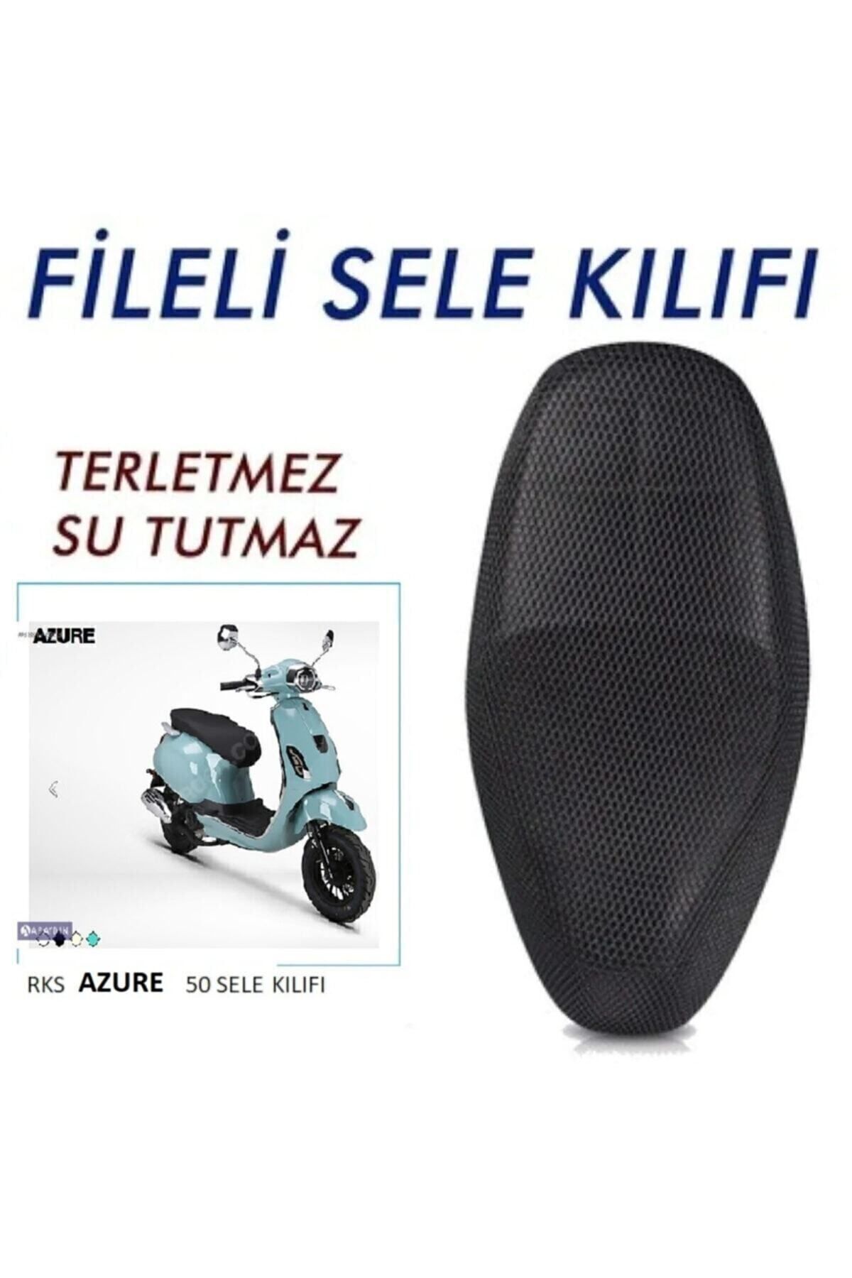 KNT Rks Azure 50cc Sele Kılıfı Fileli 3d