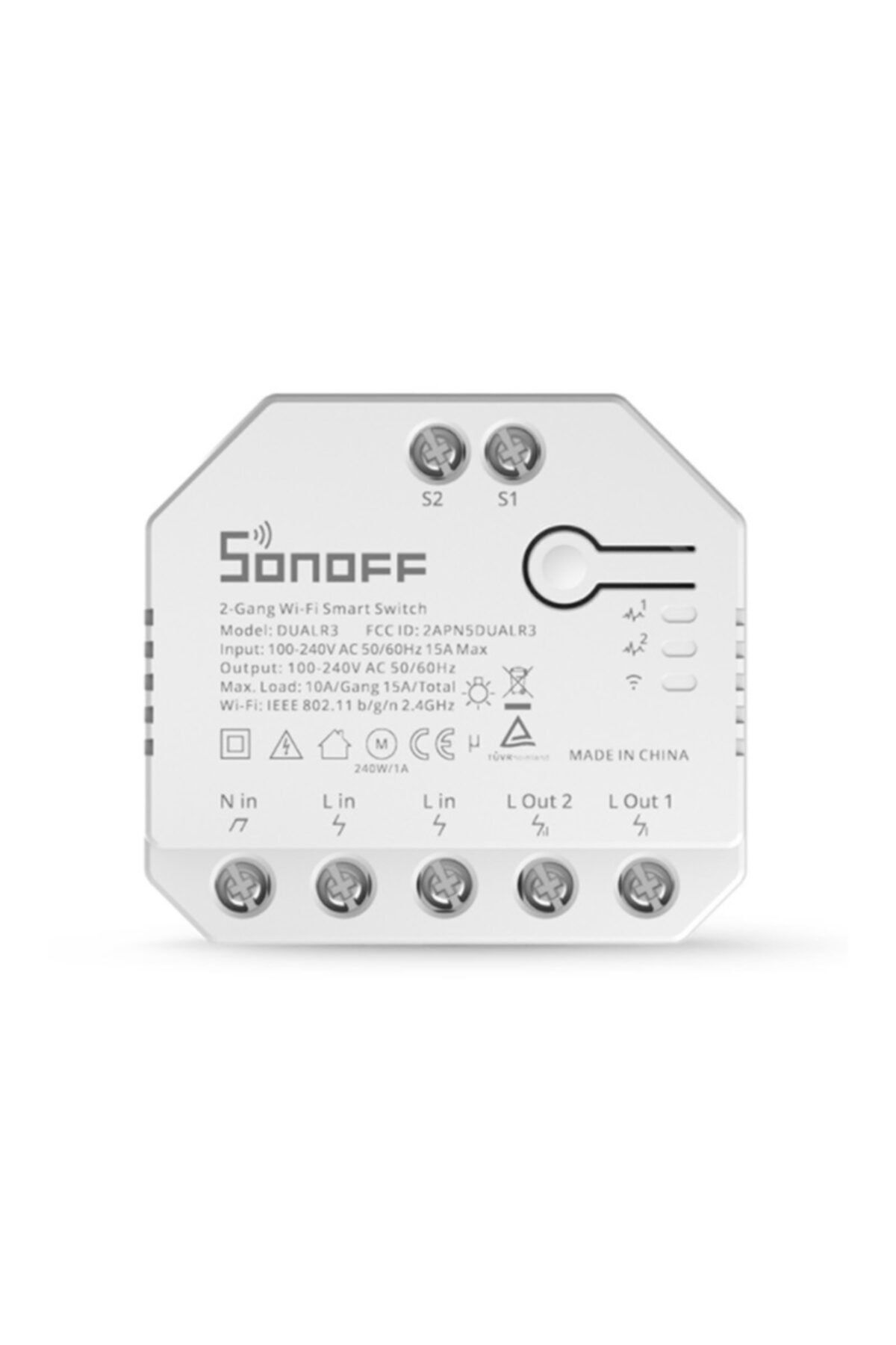 Sonoff Dualr3 Çift Yönlü Wifi Dual Röle Kartı