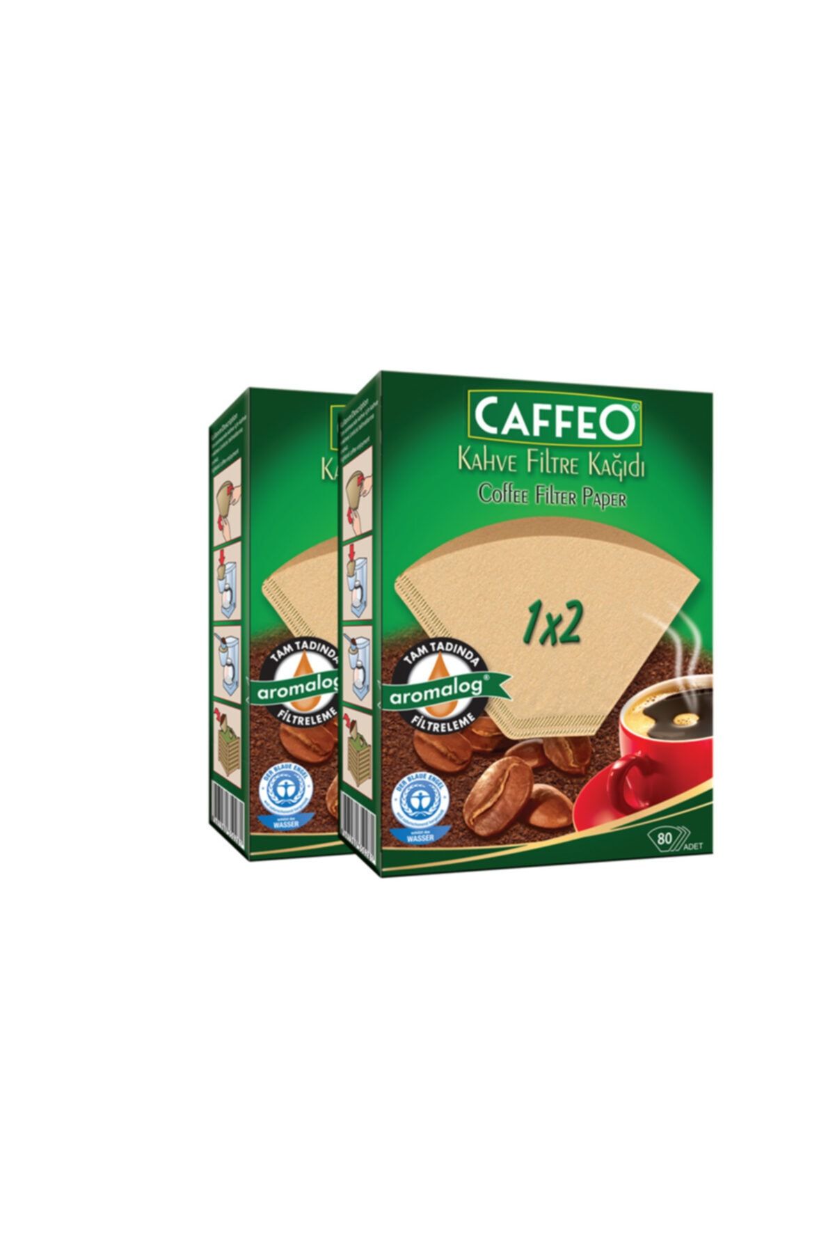Caffeo 1x2/80 Kahve Filtresi