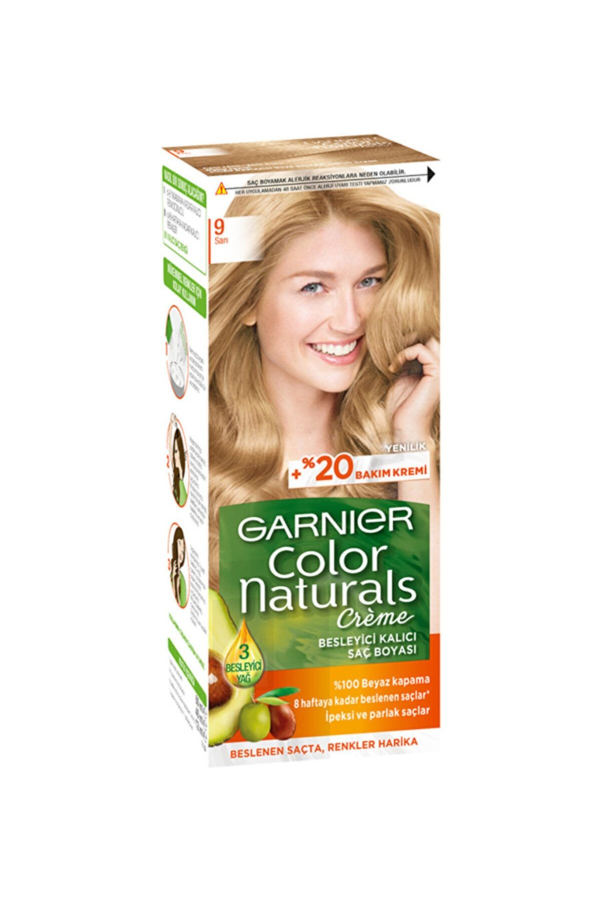 Garnier Color Naturals - 9 Sarı Saç Boyası