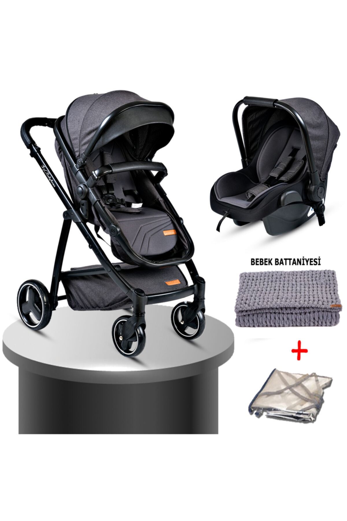 Baby Home 960 Travel Sistem Bebek Arabası + El Örmeli Bebek Battaniyesi