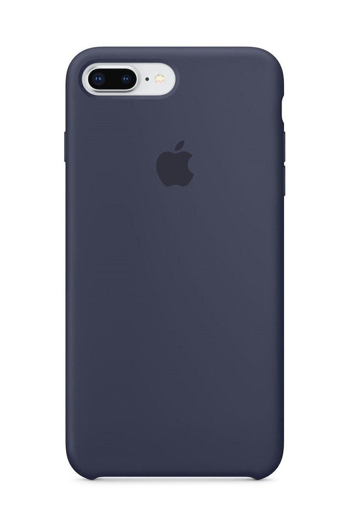 Telefon Aksesuarları Iphone 8 Plus Silicon Case - Midnight Blue