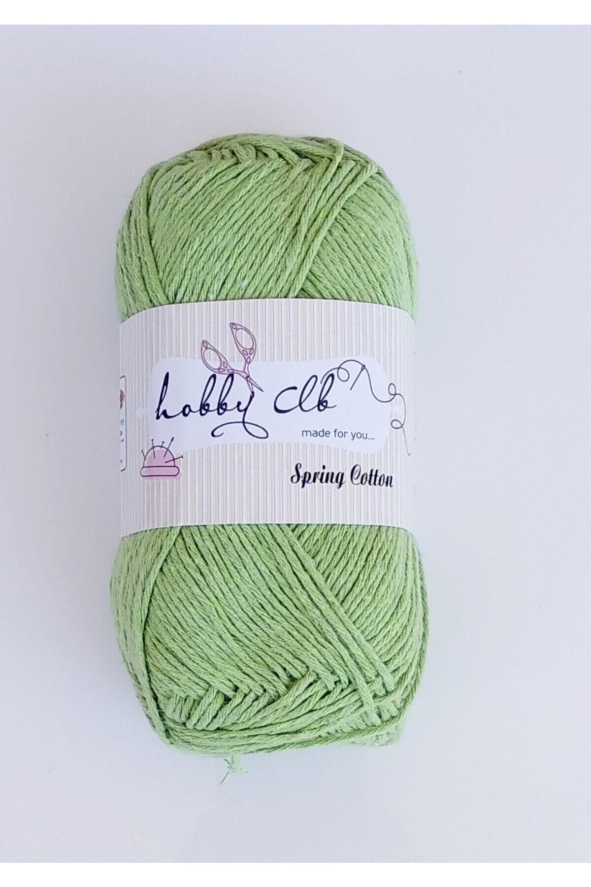 Kezban Tekstil Hobby Clb Fıstık Yeşili Amigurumi Ve Punch (panç) Ipi %100 Pamuk Natürel Koton