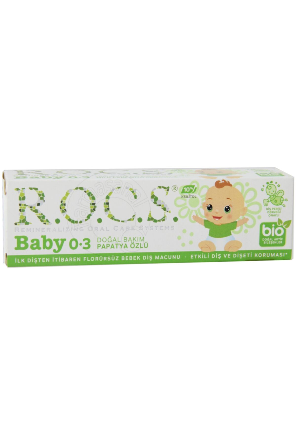 R.O.C.S. Rocs Baby 0-3 Yaş Arası Papatya Özlü Bebek Diş Macunu 35 Ml