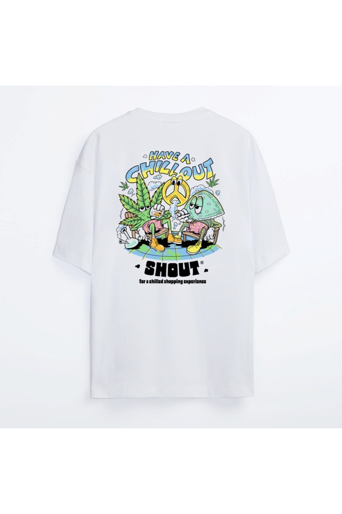 Shout Oversize Have A Chill Out Oldschool Unisex T-shirt