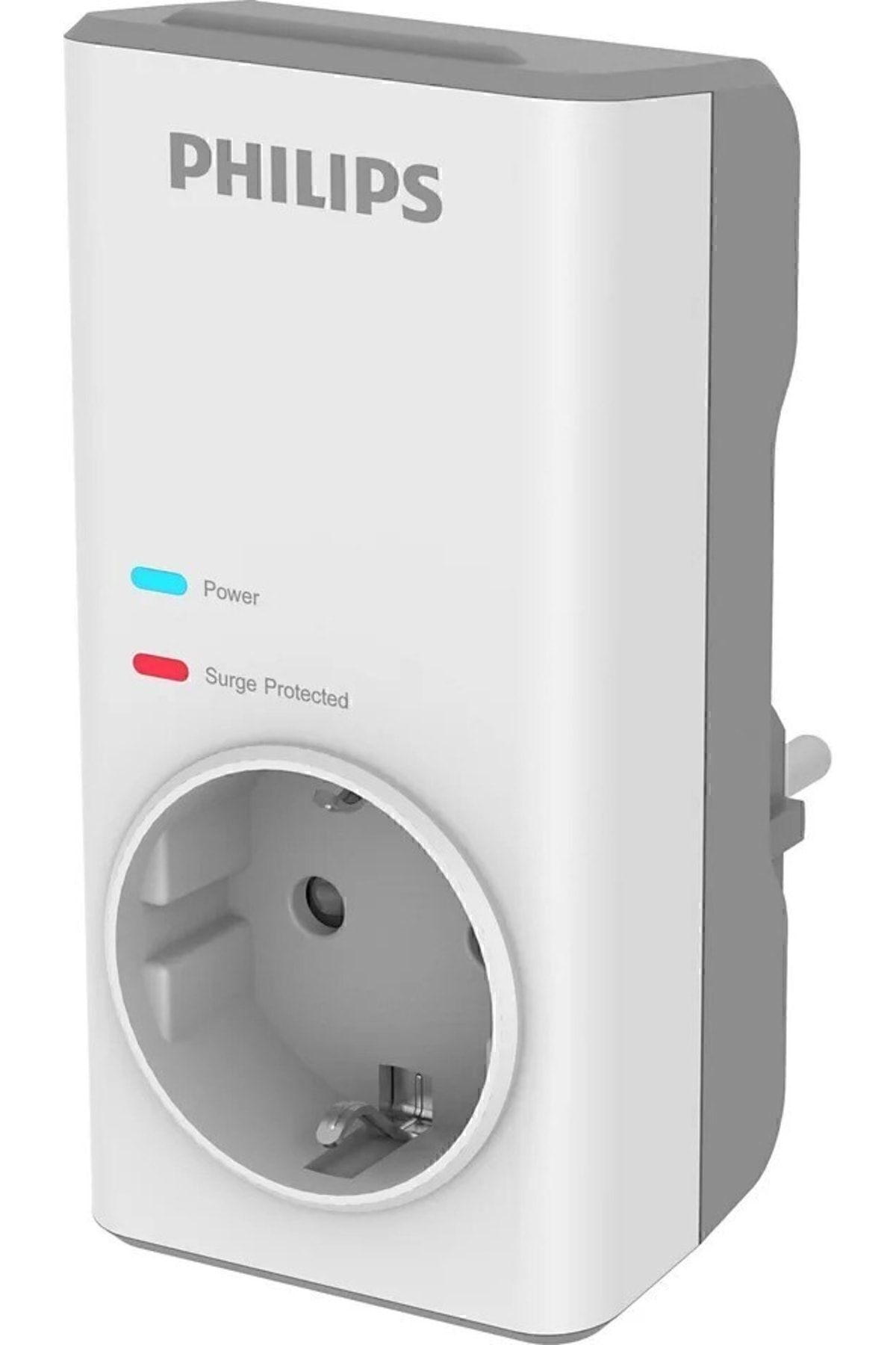 Philips Tekli Akım Korumalı Priz 1140jul Aşırı Gerilim Korumalı Emniyet Kepengi Chp7010w Beyaz