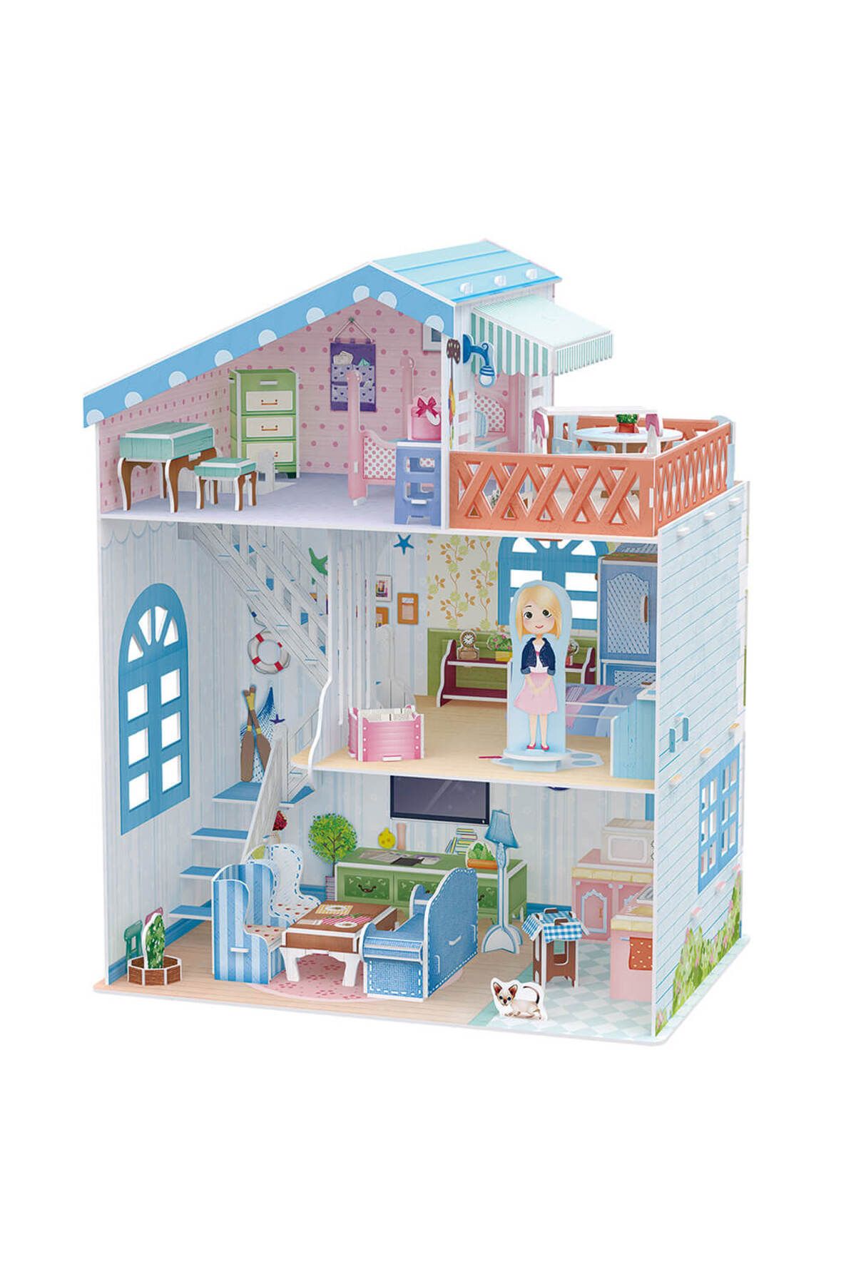 Cubic Fun 3d Puzzle 112 Parça Sahil Evi