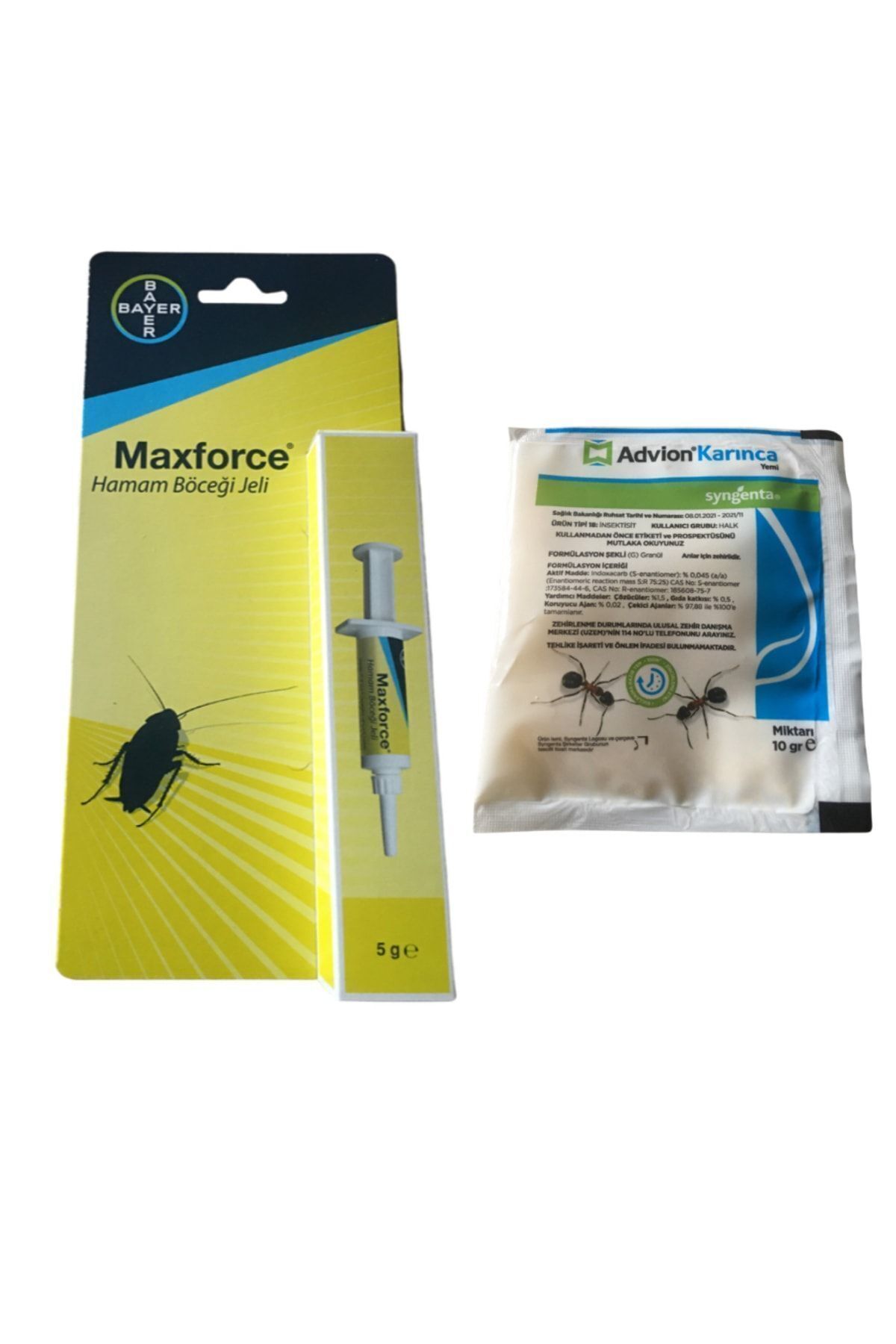 Bayer Maxforce Hamamböceği Jeli / Advion Karınca Yemi