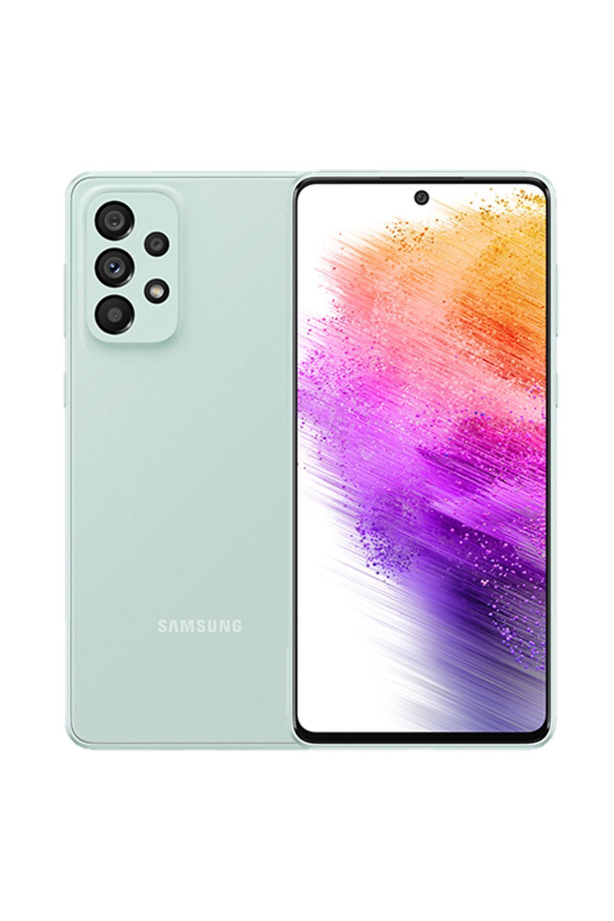 Samsung Yenilenmiş Samsung Galaxy A73 128 GB Yeşil Cep Telefonu (12 Ay Garantili) - B Kalite