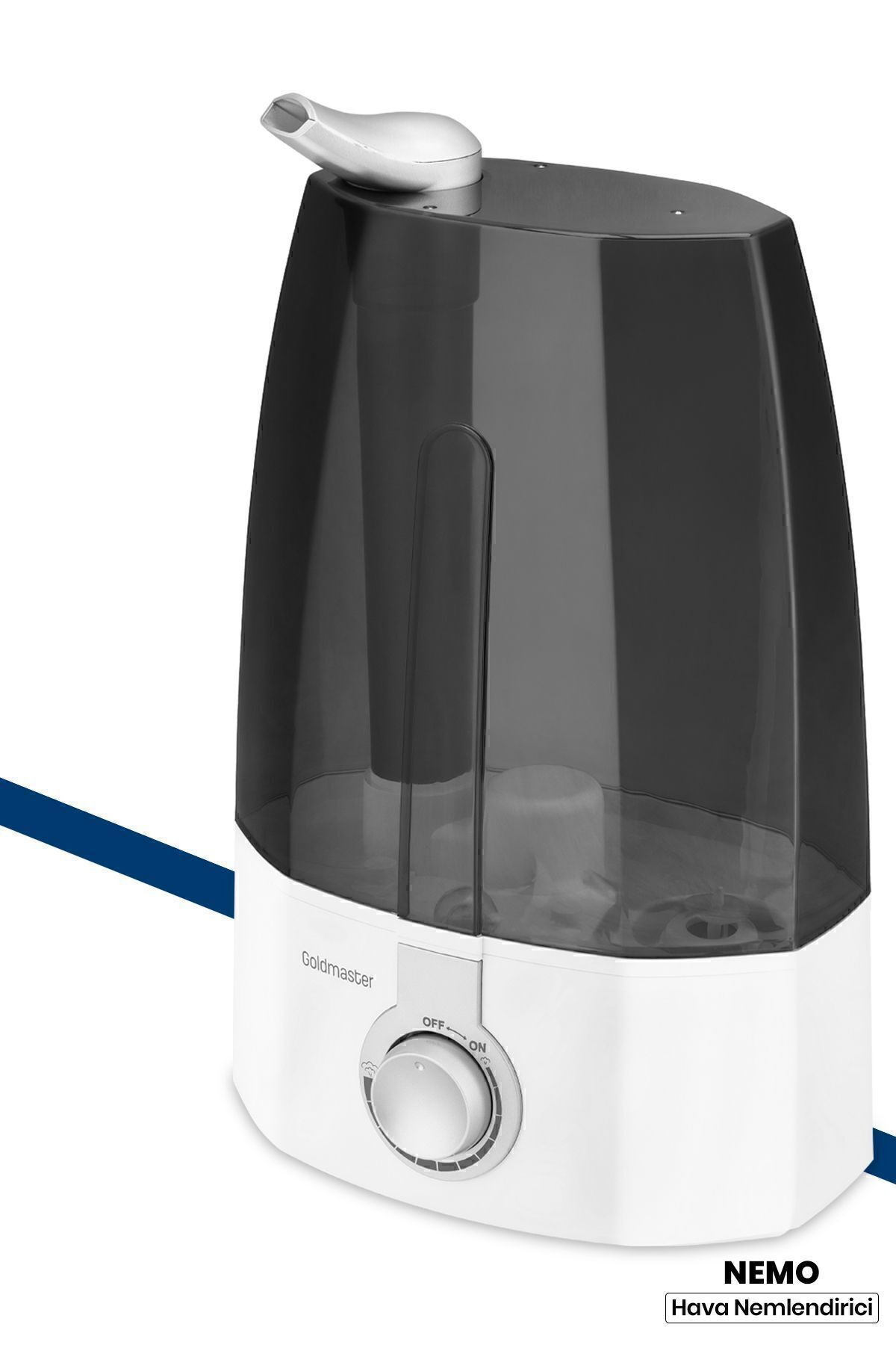 GoldMaster Nemo Ultrasonik Sessiz 3,7l Su Tankı 12 Saat Kesintisiz Buhar Veren Hava Nemlendirme Cihazı