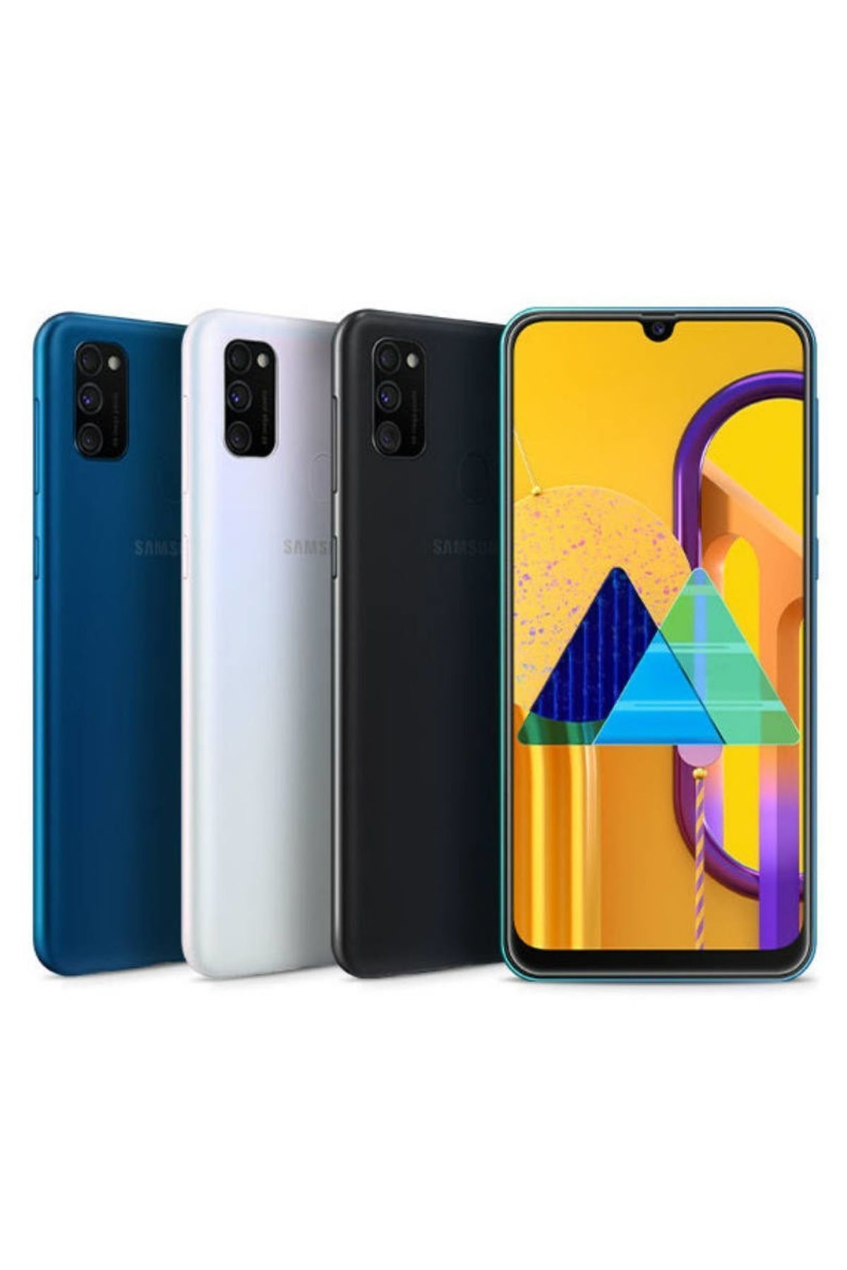 Samsung Yenilenmiş Samsung Galaxy M30S Mavi 64 GB Cep Telefonu (12 Ay Garantili) - B Kalite