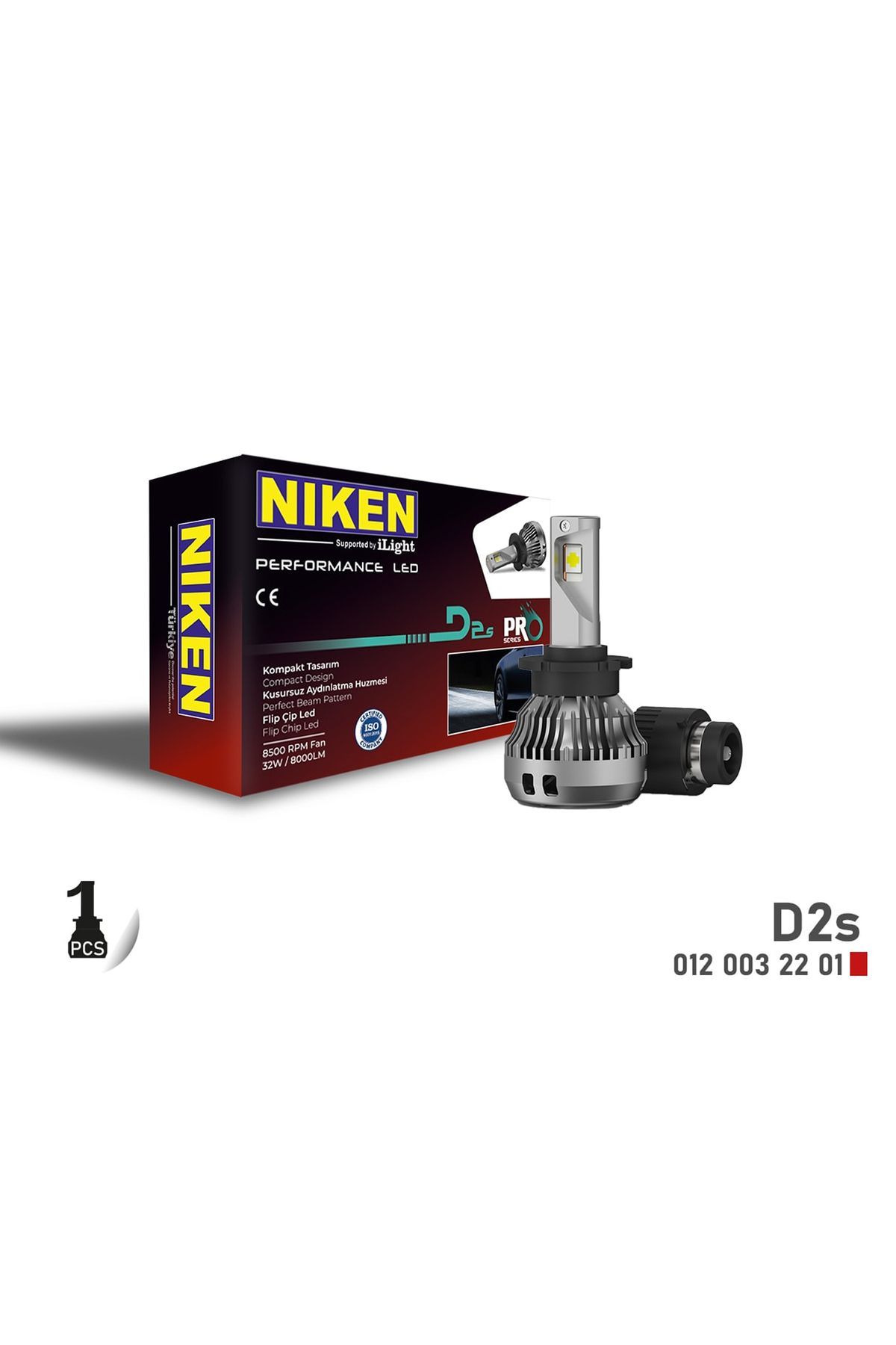 Niken D2s Led Xenon 8 Bin Lümen 1 Adet