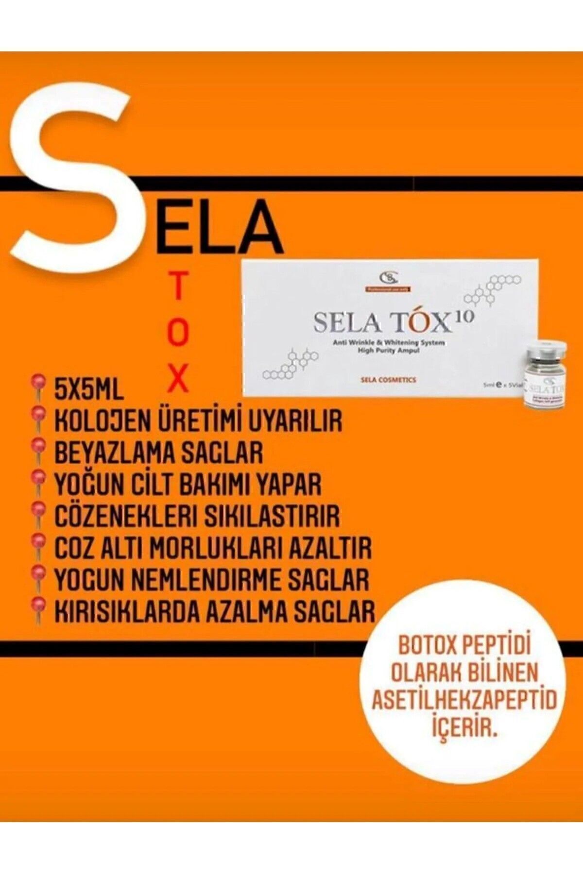 Selatox Gençlik Aşısı 5 ml