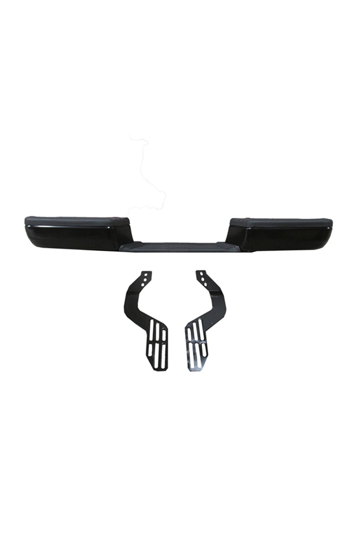Mazda B2500 Pick Up 04/06 Arka Tampon Siyah Üstü Plastikli (Bağlantı Ayakları İle Birlikte) (F