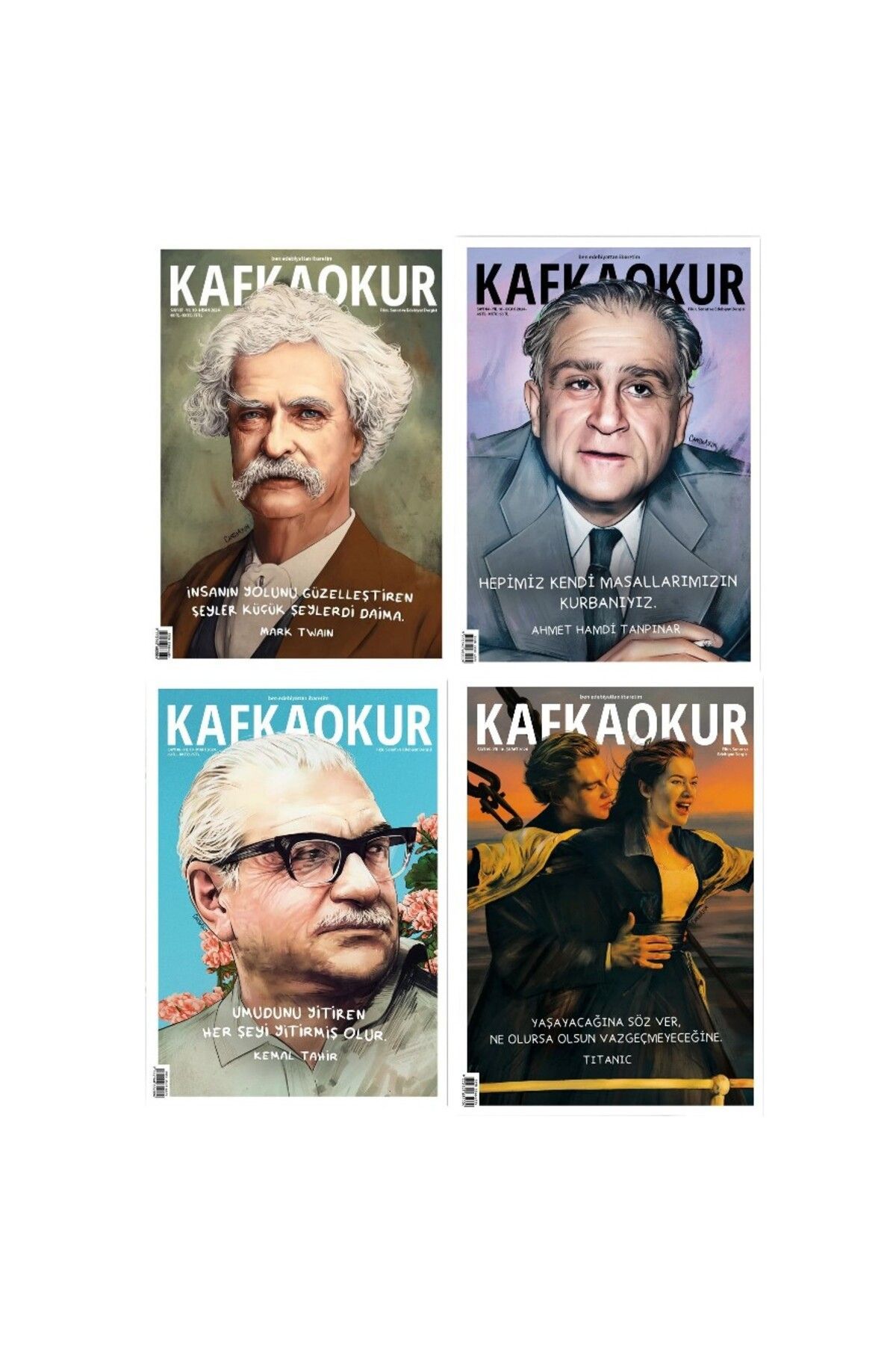 KafkaOkur Dergisi Kafkaokur Dergi 4 Sayı Paketi (Sayı 84-85-86-87)