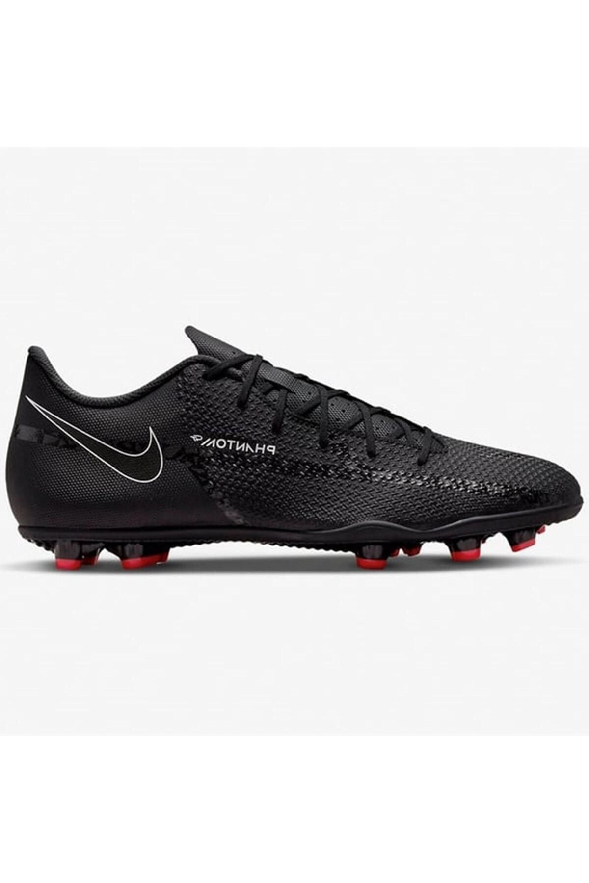 Nike Phantom G. T. 2 Club F. G. / M. G. Unisex Soccer Shoes Siyah Kırmızı Krampon