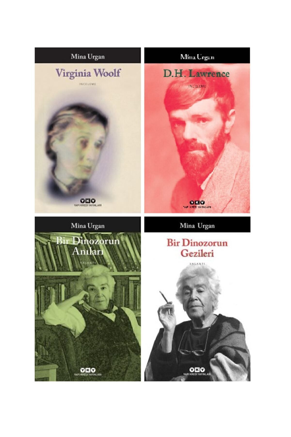 Yapı Kredi Yayınları Mina Urgan 4 Kitap Set / Virginia Woolf -d. H. Lawrence-bir Dinozorun Anıları-bir Dinozorun Gezileri