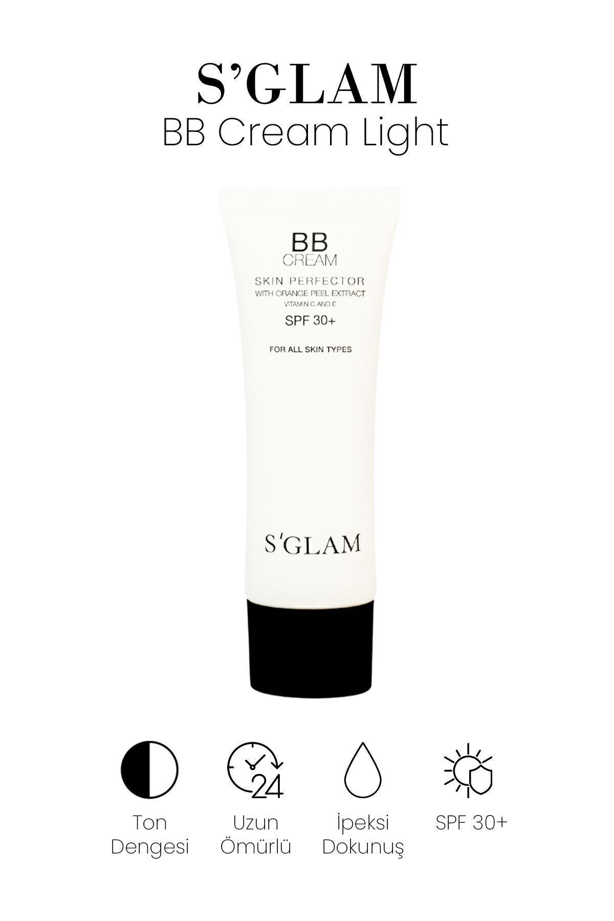 S'GLAM Bb Krem Spf 30 Lıght 50ml