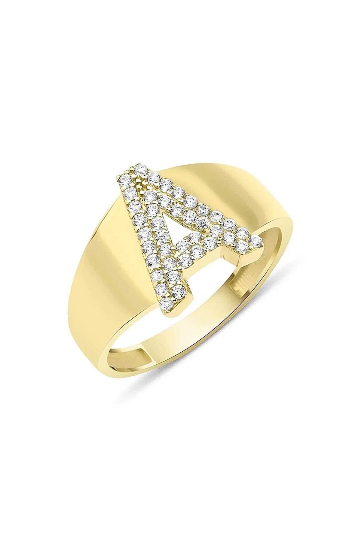 Rakof 925 Ayar Çift Sıralı Harfli Alyans Yüzük - ₺1249.99