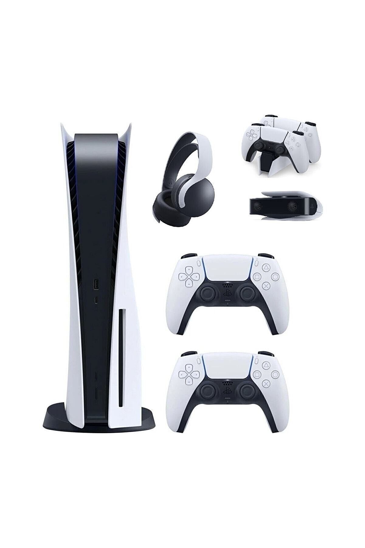 Playstation 5 2. Kol Ps5 Pulse 3d Kualklık Ps5 Şarj Istasyonu Ps5 Kamera