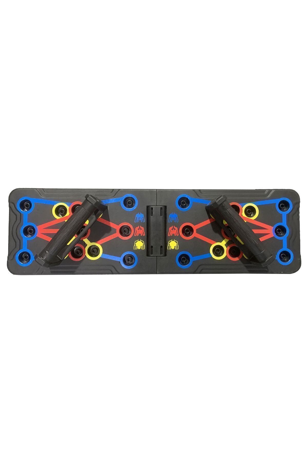 Outto Şınav Çalışma Platformu Tahtası Aleti Fitness Spor Kondisyon 9in1 Şınab Barı