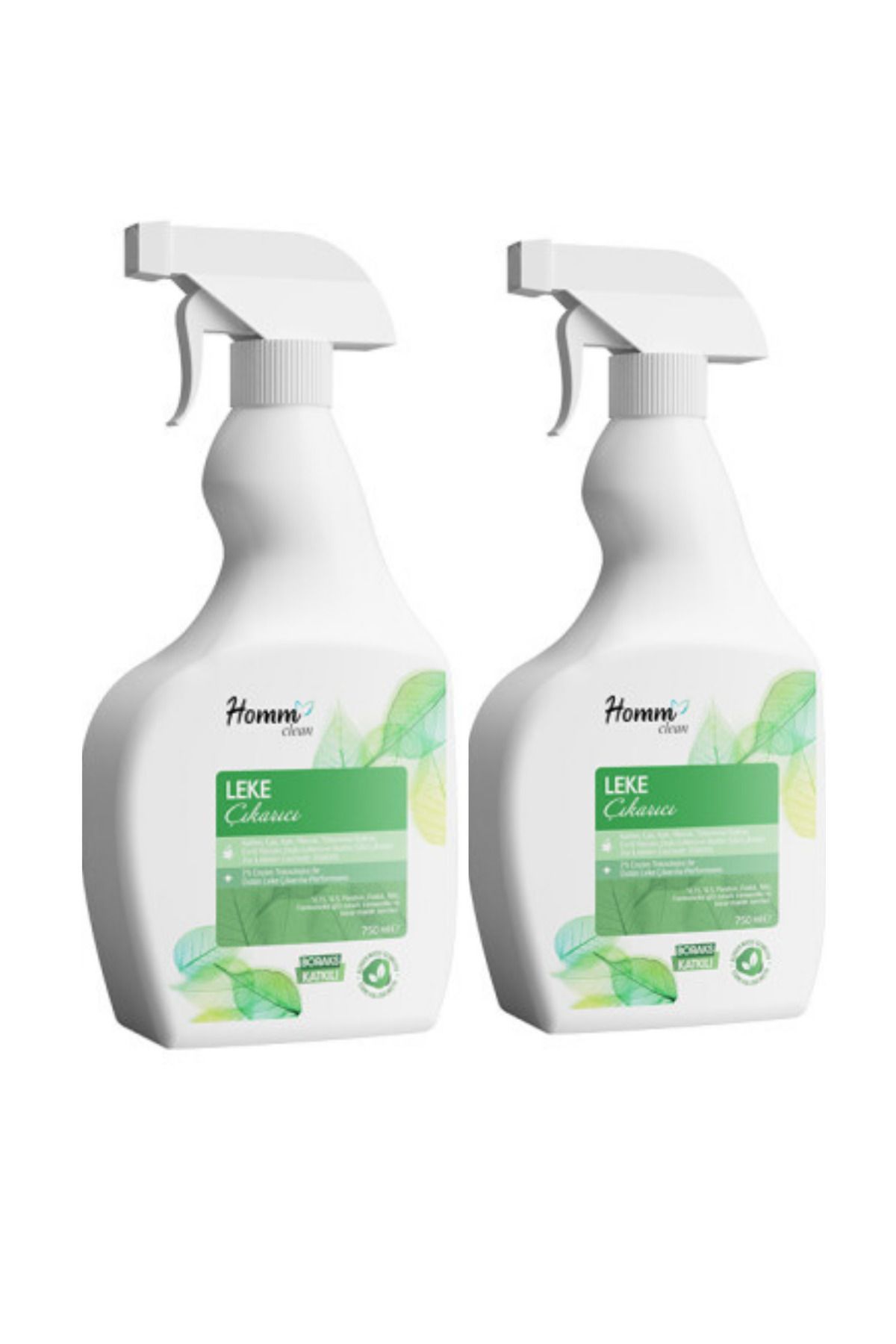 HOMM CLEAN LEKE ÇIKARICI 750 ML *2 Lİ ÜRÜN* SPREY BAŞLIK