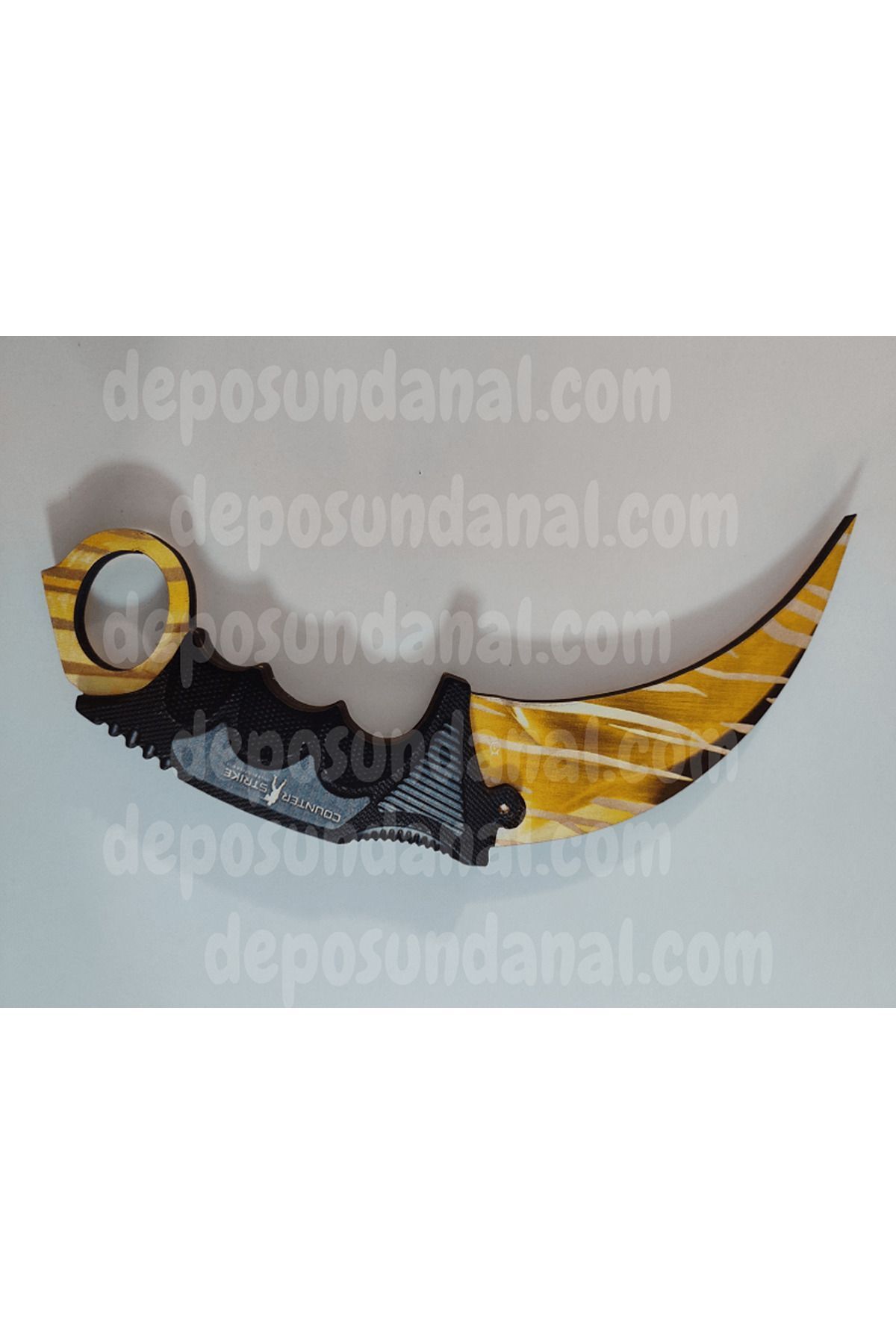Deposundan Al Ahşap Cs-go Tiger Tooth Karambit
