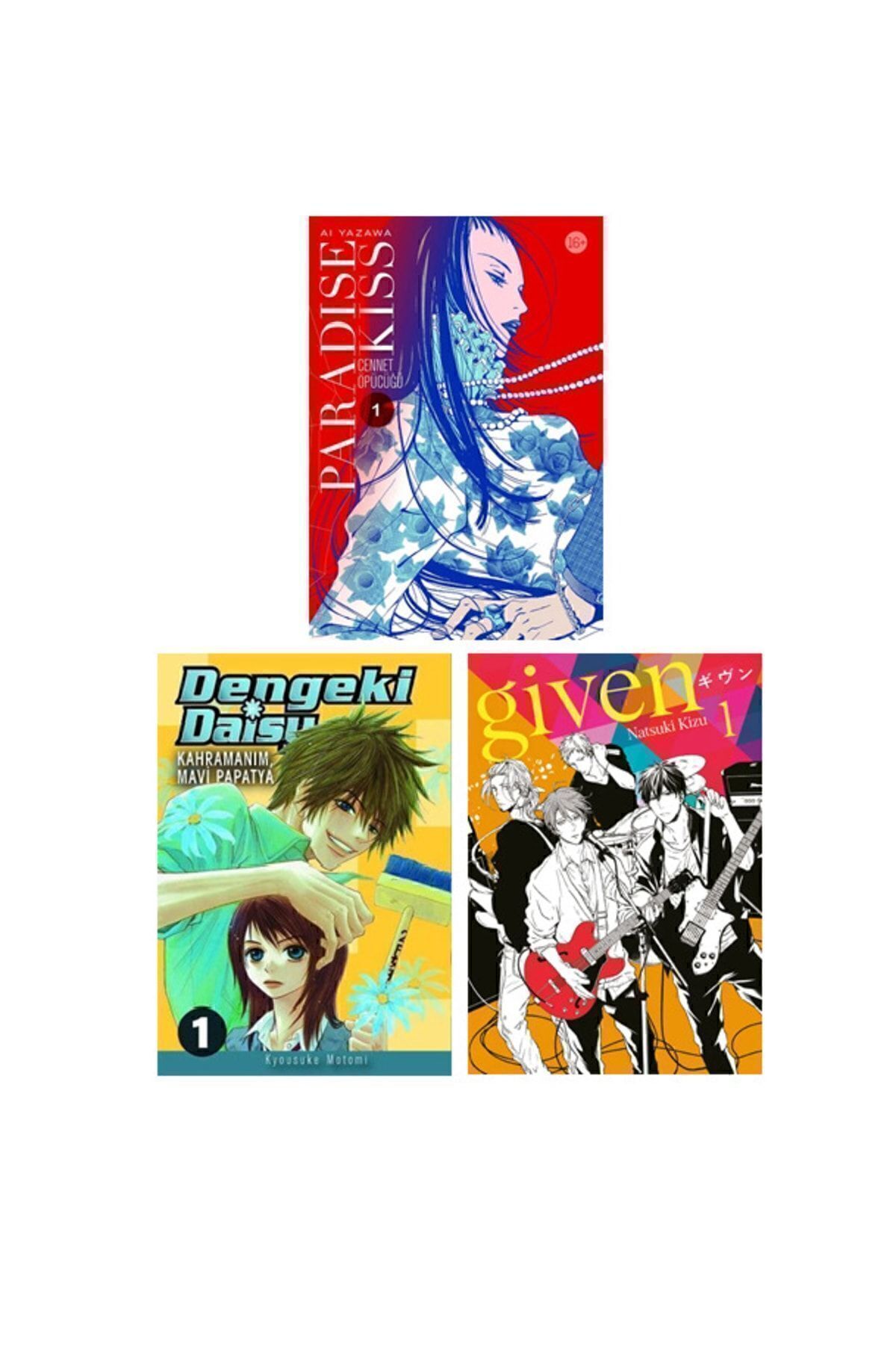 Komik Şeyler Paradise Kiss + Dengeki Daisu + Given 1. Ciltler Manga Seti