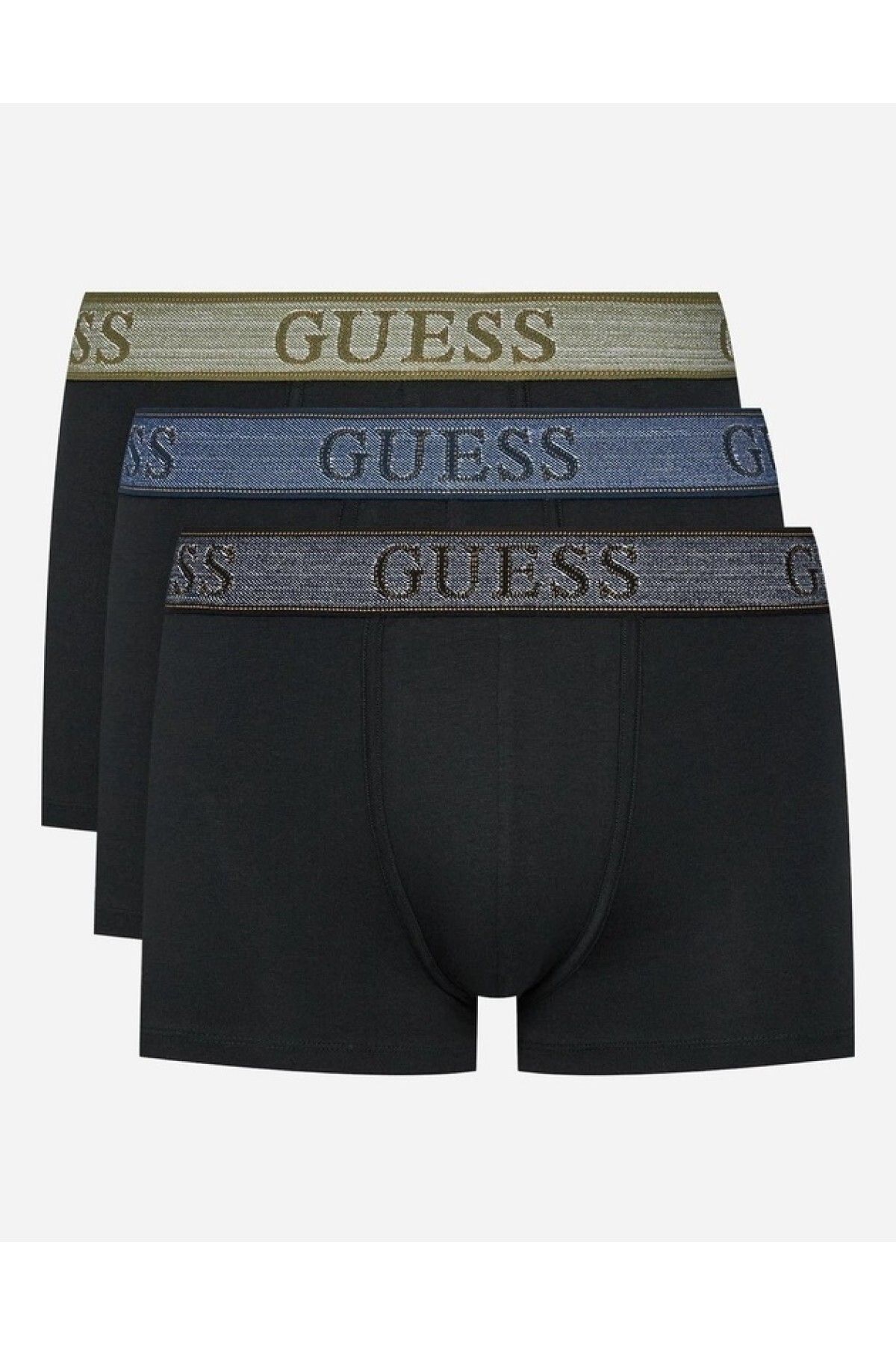 Guess Joe Erkek 3'Lü Boxer Paketi