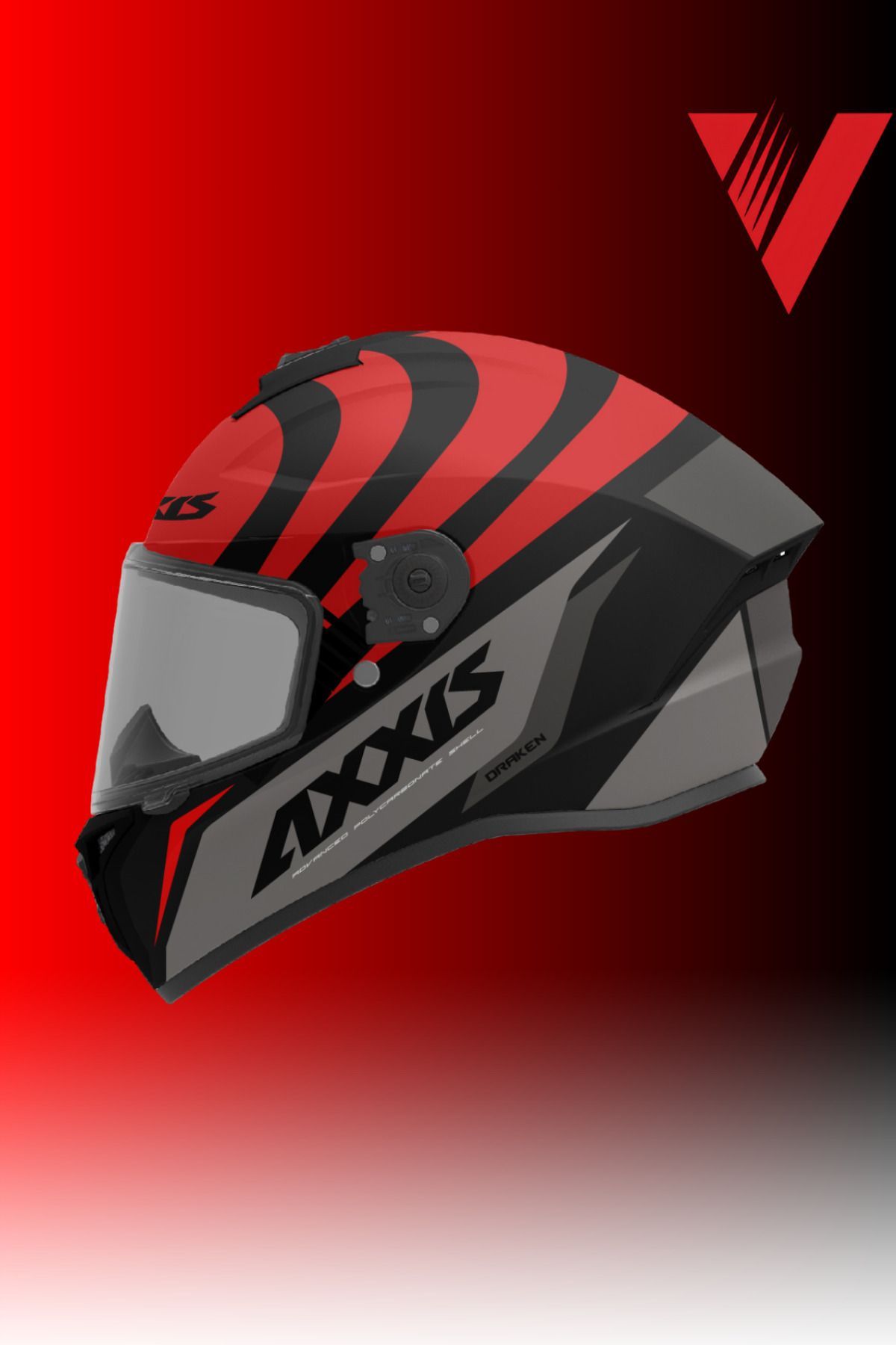 Axxis Draken Premier B5 Matt Red