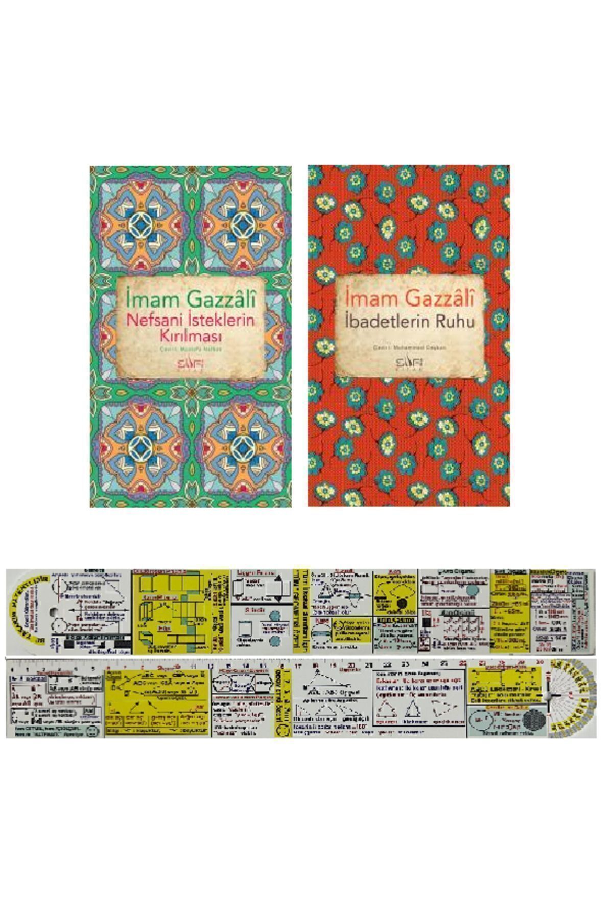 Sufi Kitap İmam Gazzali 2 Kitap Set / Nefsani İsteklerin Kırılması + İbadetlerin Ruhu + Matematik Öğreten Ayraç